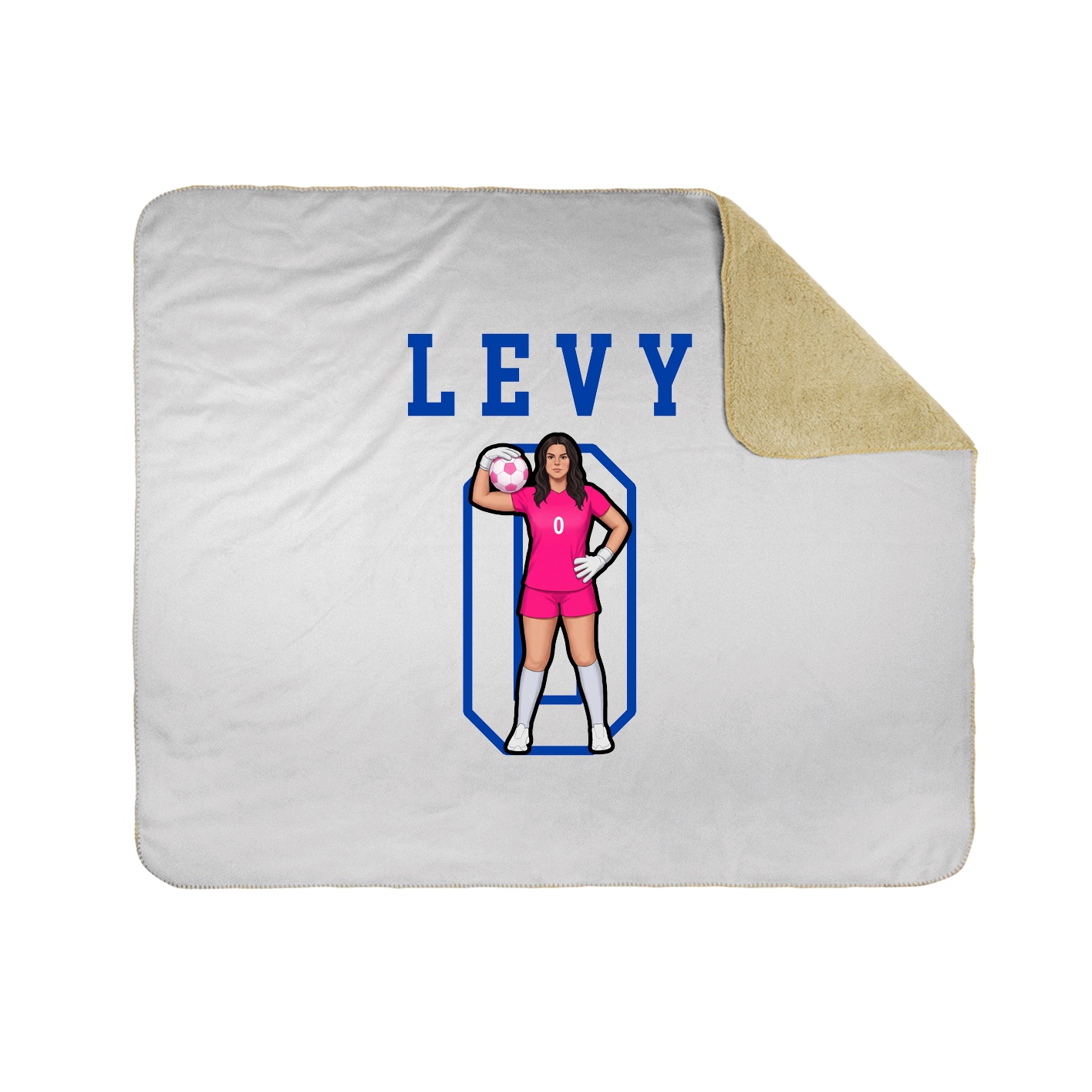 Throw Blanket — Shirsey in White