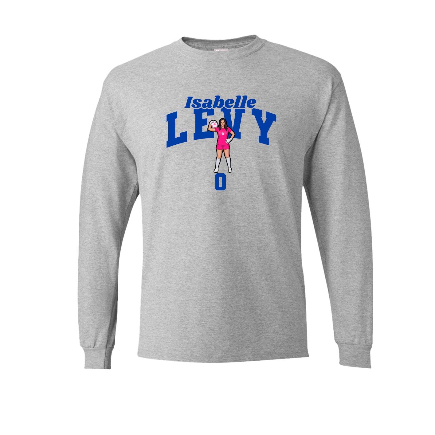 Long Sleeve Tee — Signature Arch in Grey