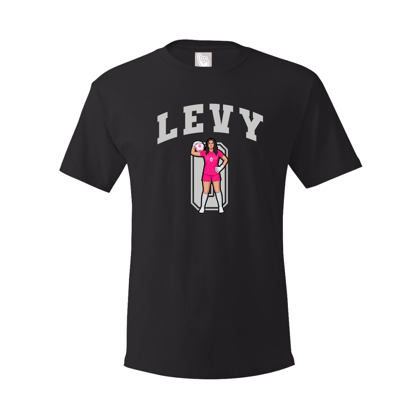 Youth Tee — Number in Black