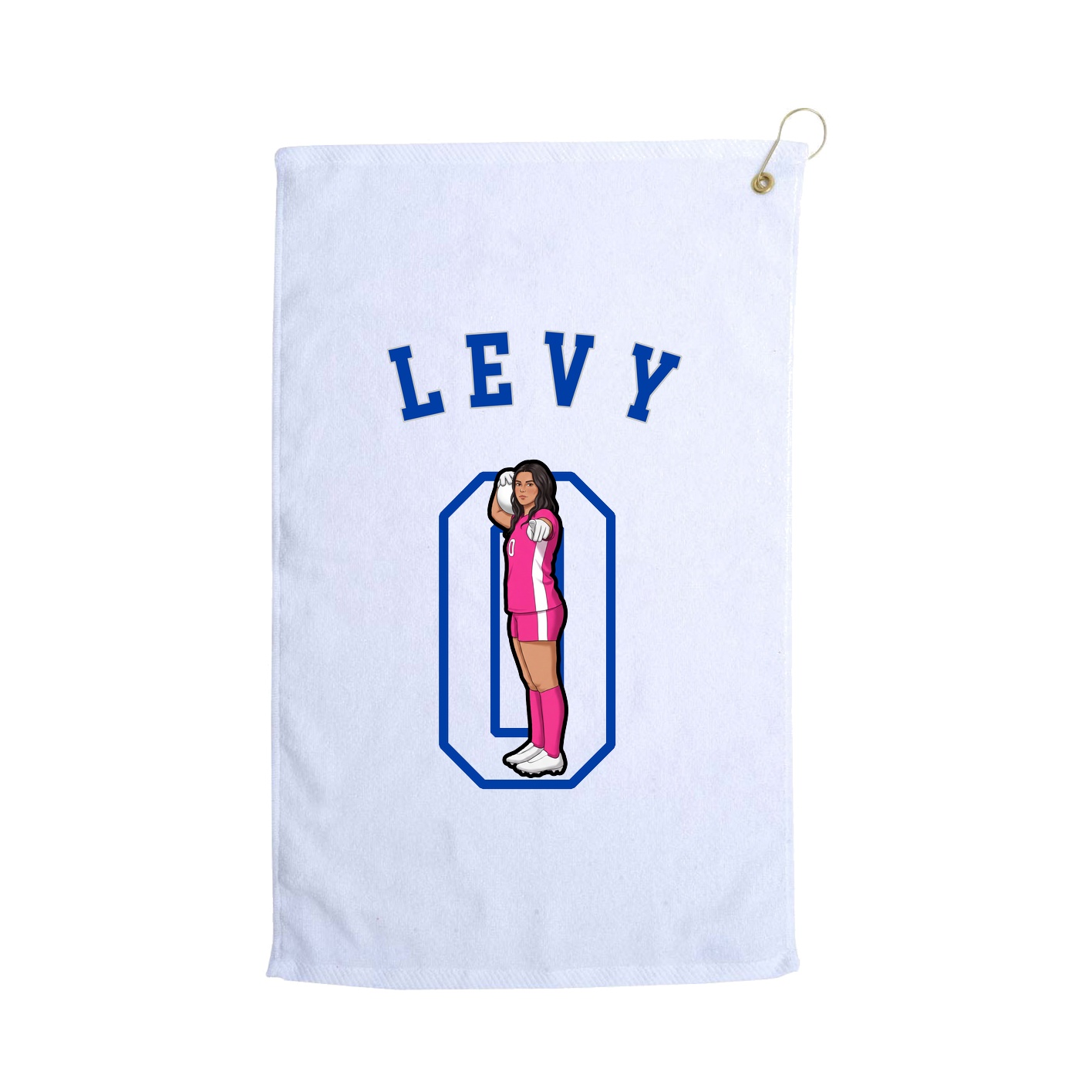 Golf Towel — Shirsey Arch in White