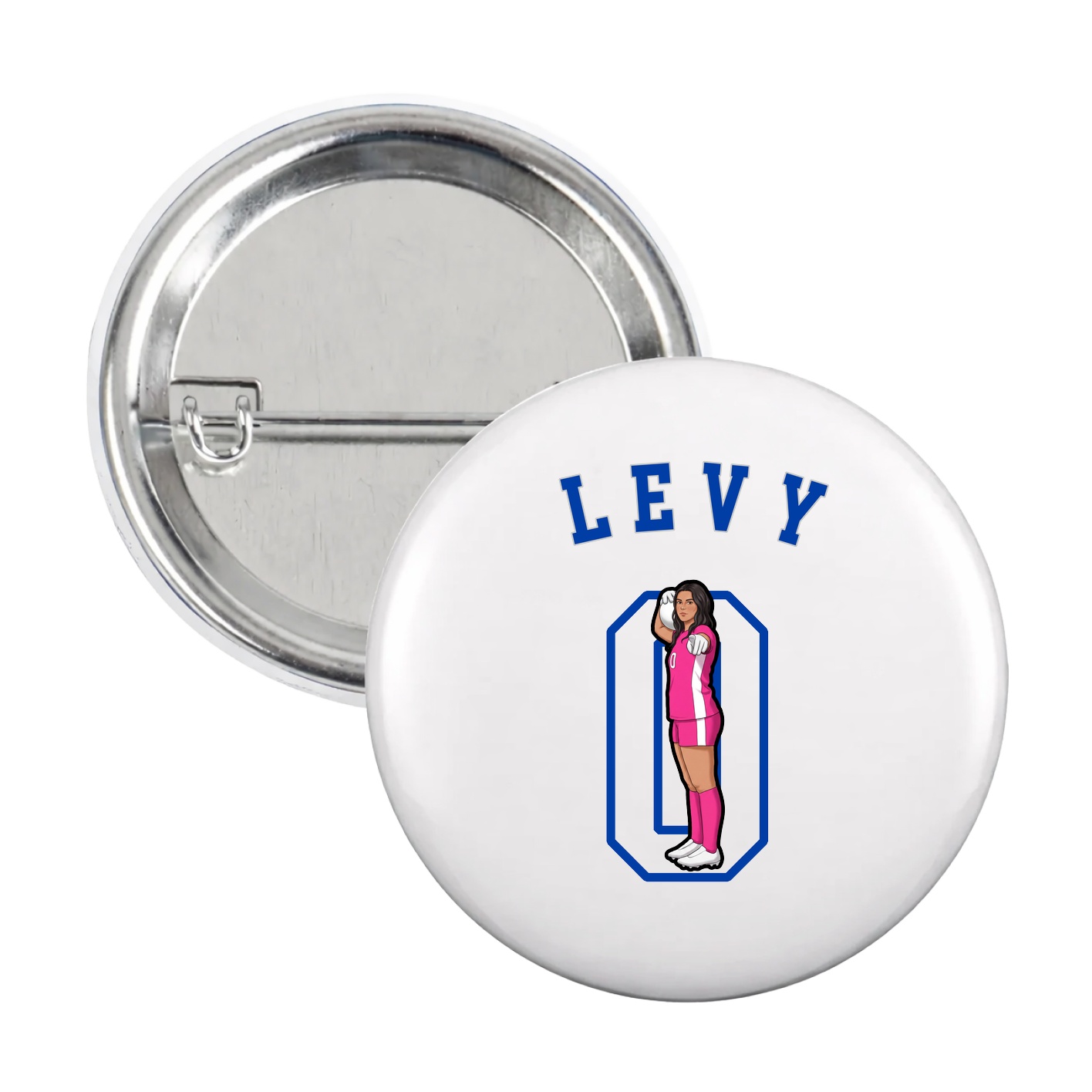Game Day Button — Shirsey Arch in White