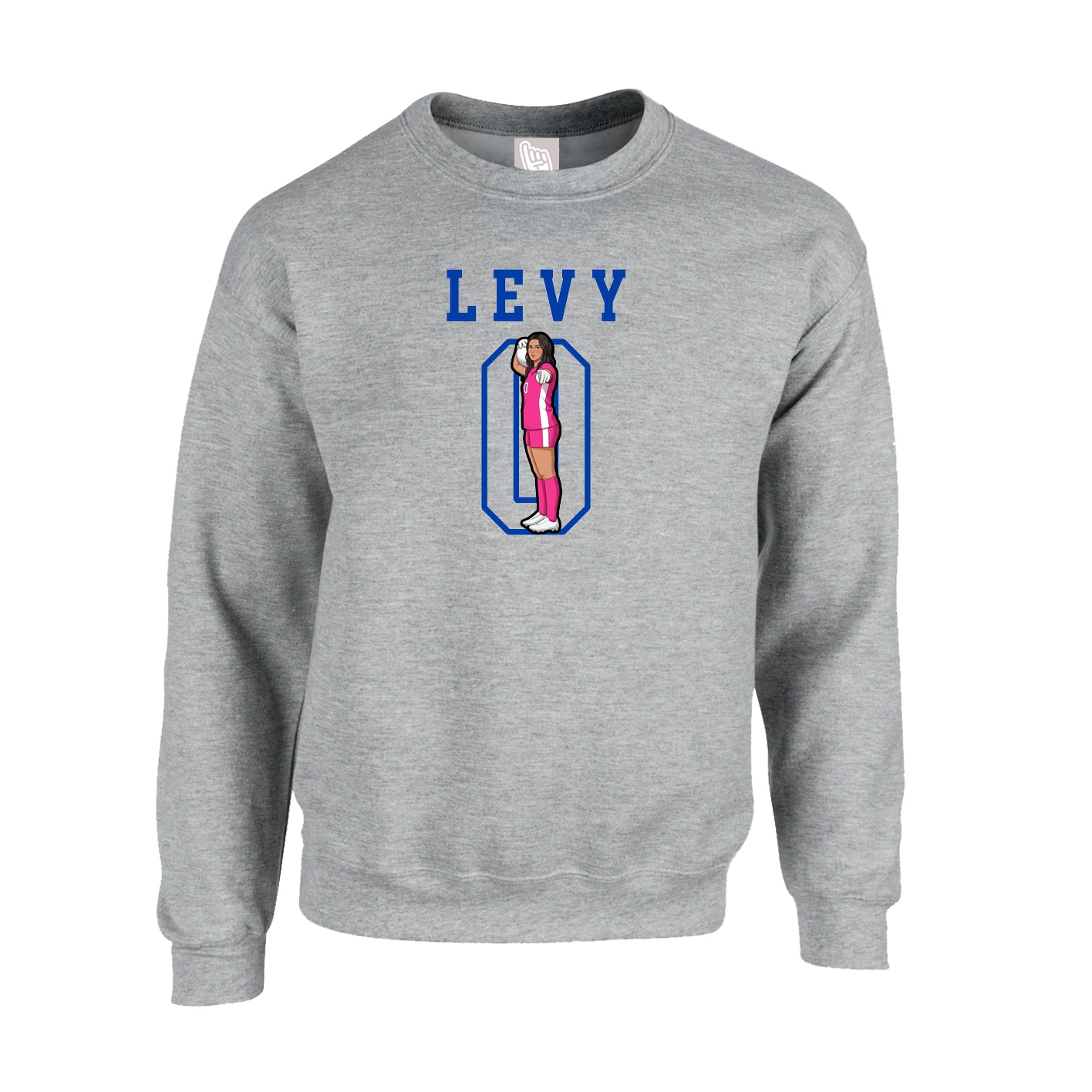 Fleece Crew — Shirsey in Grey