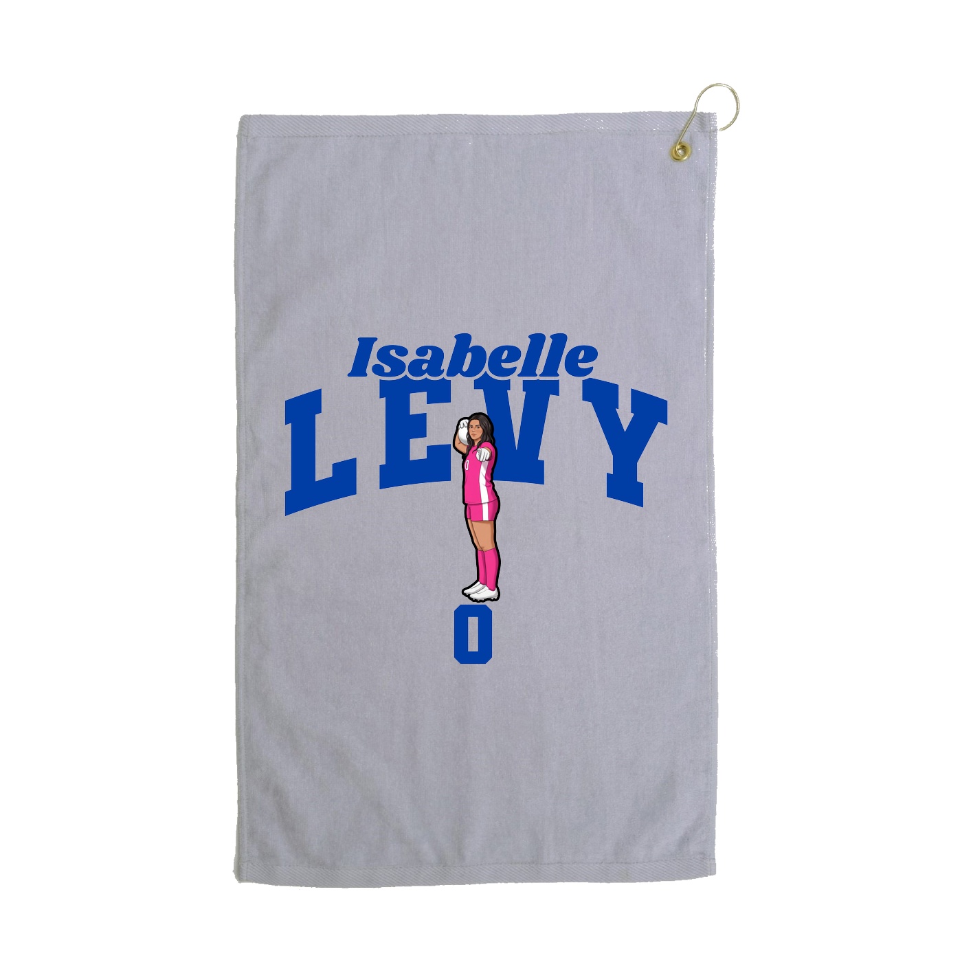 Golf Towel — Signature Arch in Grey