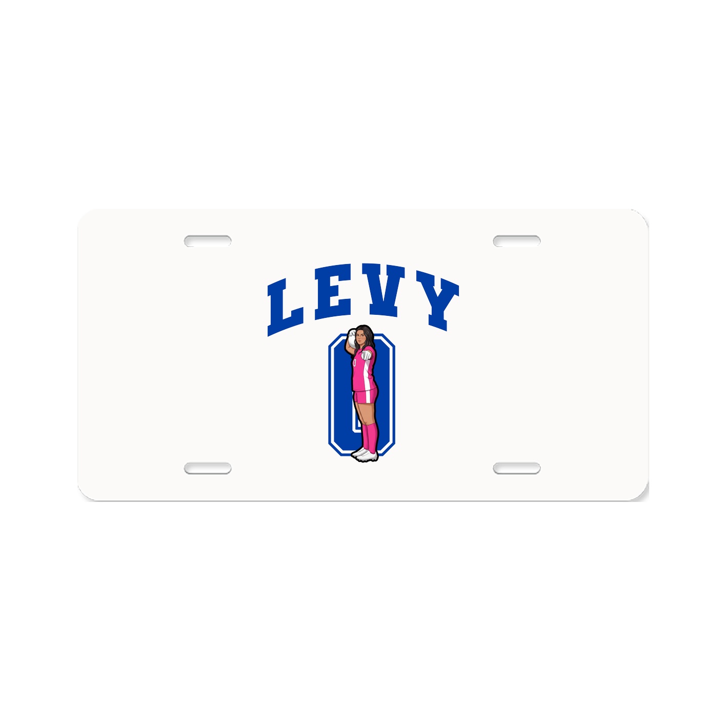 License Plate — Number in Classic