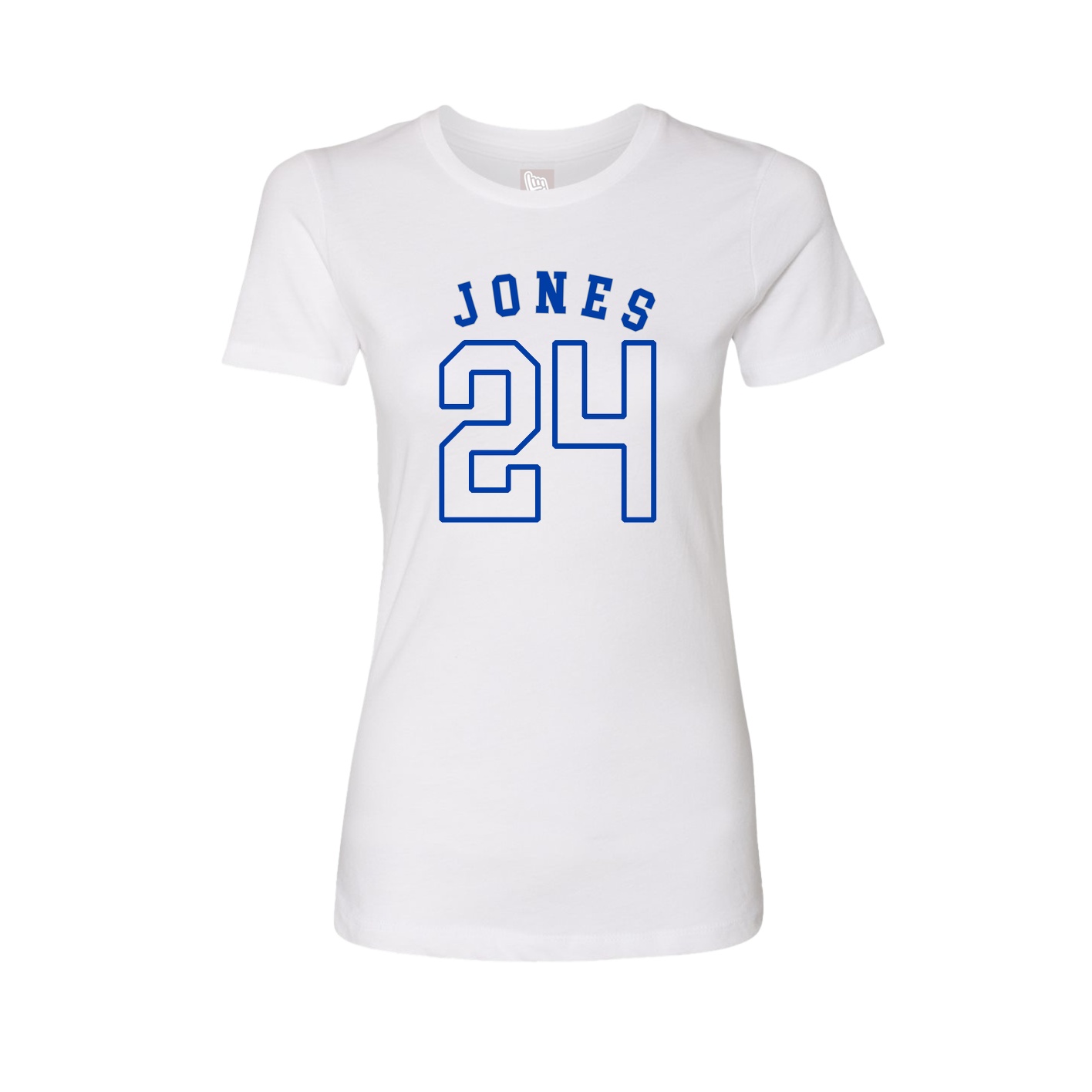 Fitted Women's Tee — Shirsey Arch in White