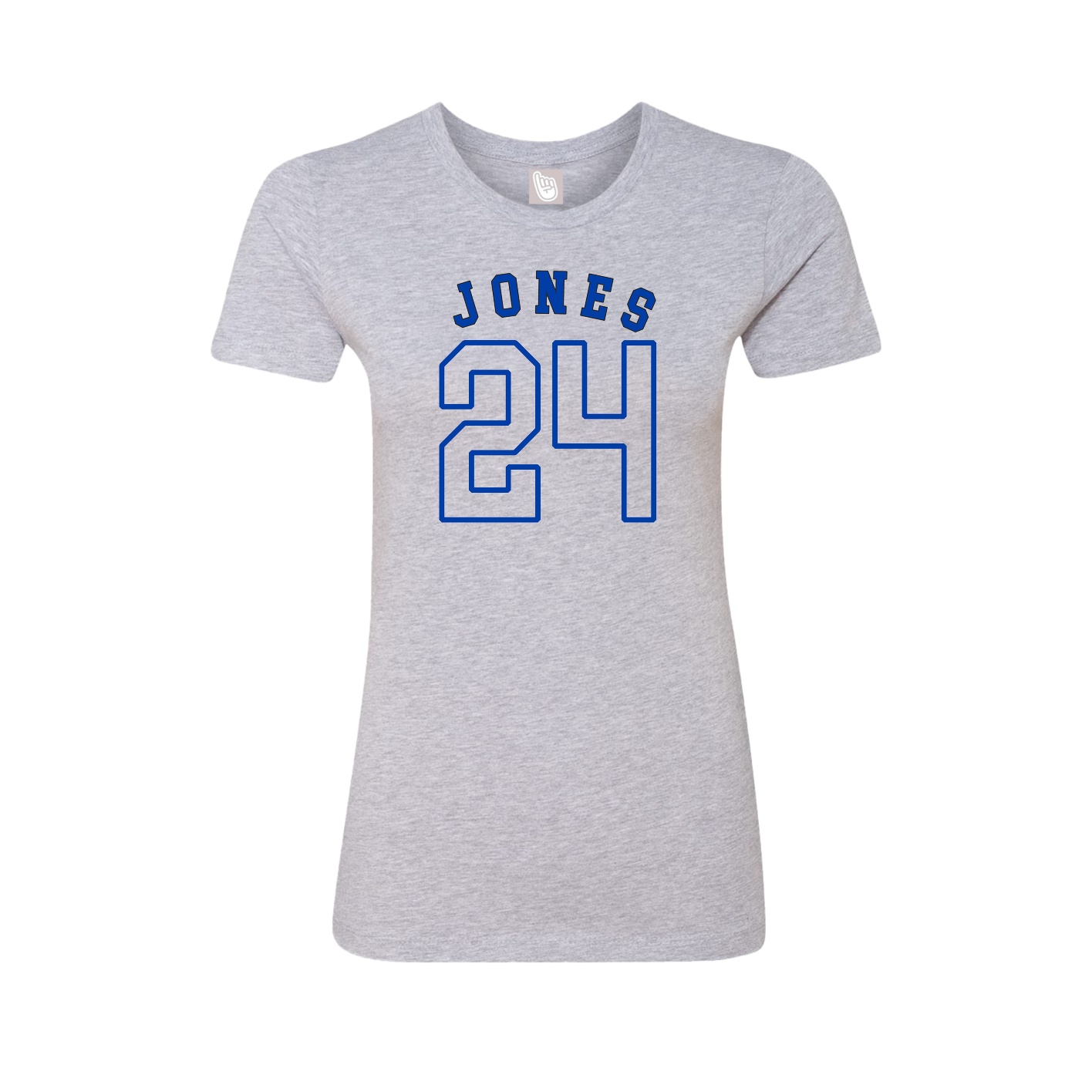 Fitted Women's Tee — Shirsey Arch in Grey