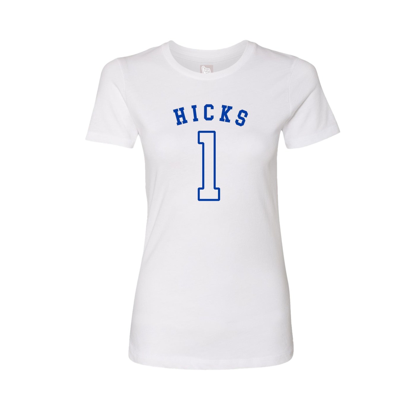Fitted Women's Tee — Shirsey Arch in White