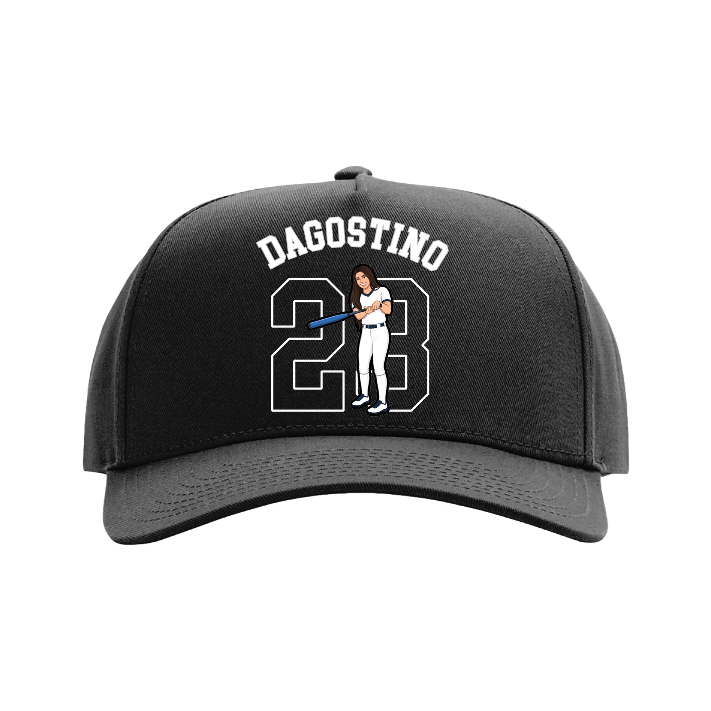 Full Fabric Five-Panel Champ Cap