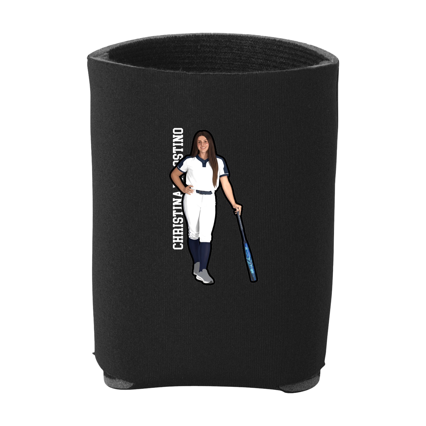 Can Holder — Name Vertical in Black