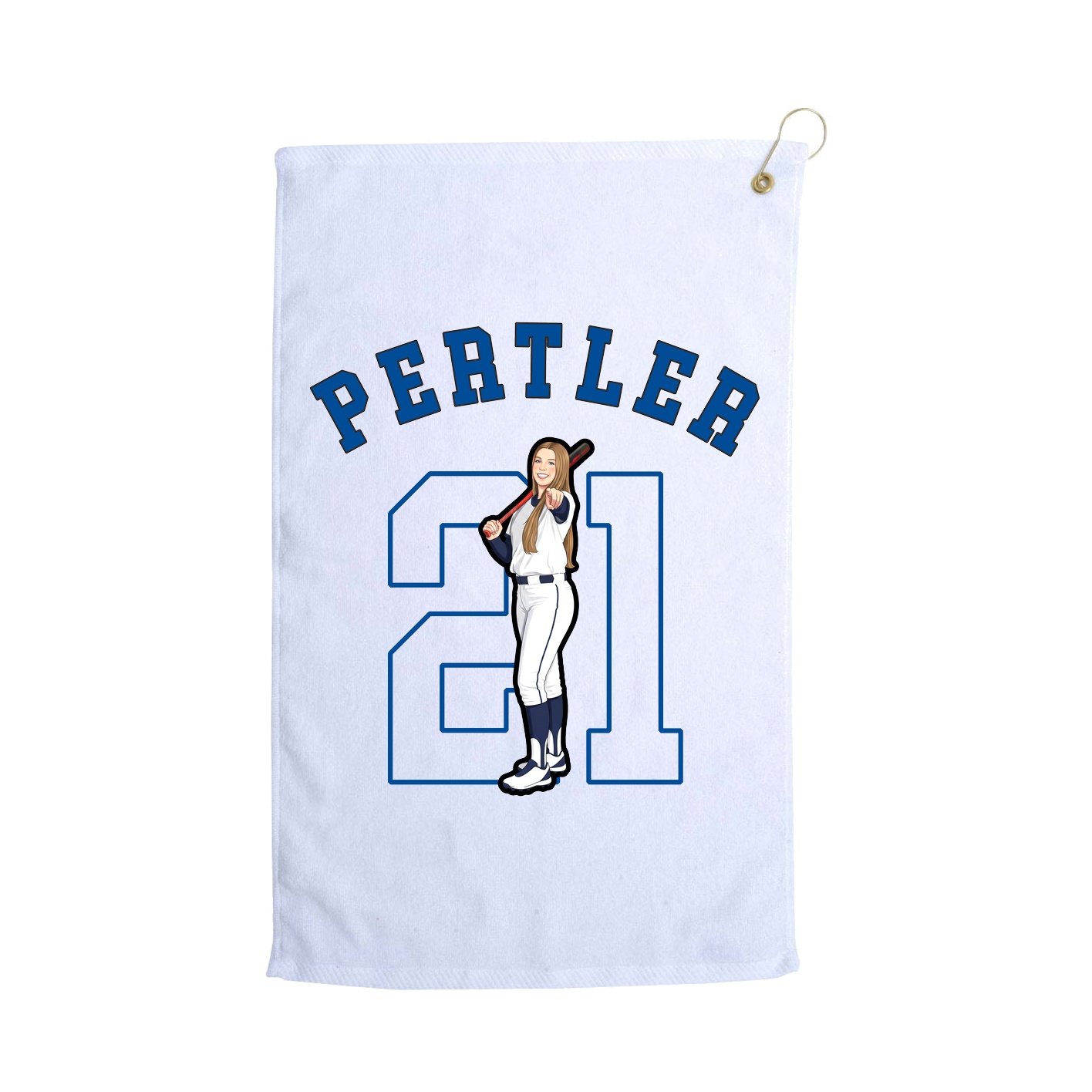 Golf Towel — Shirsey Arch in White