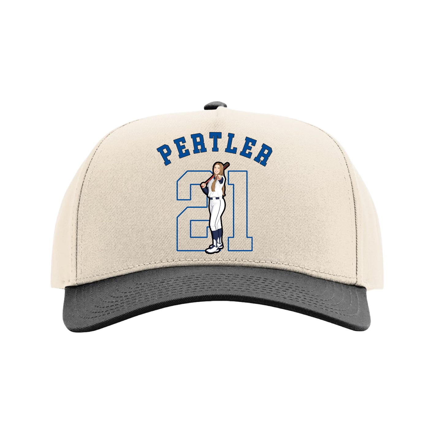 Full Fabric Five-Panel Champ Cap