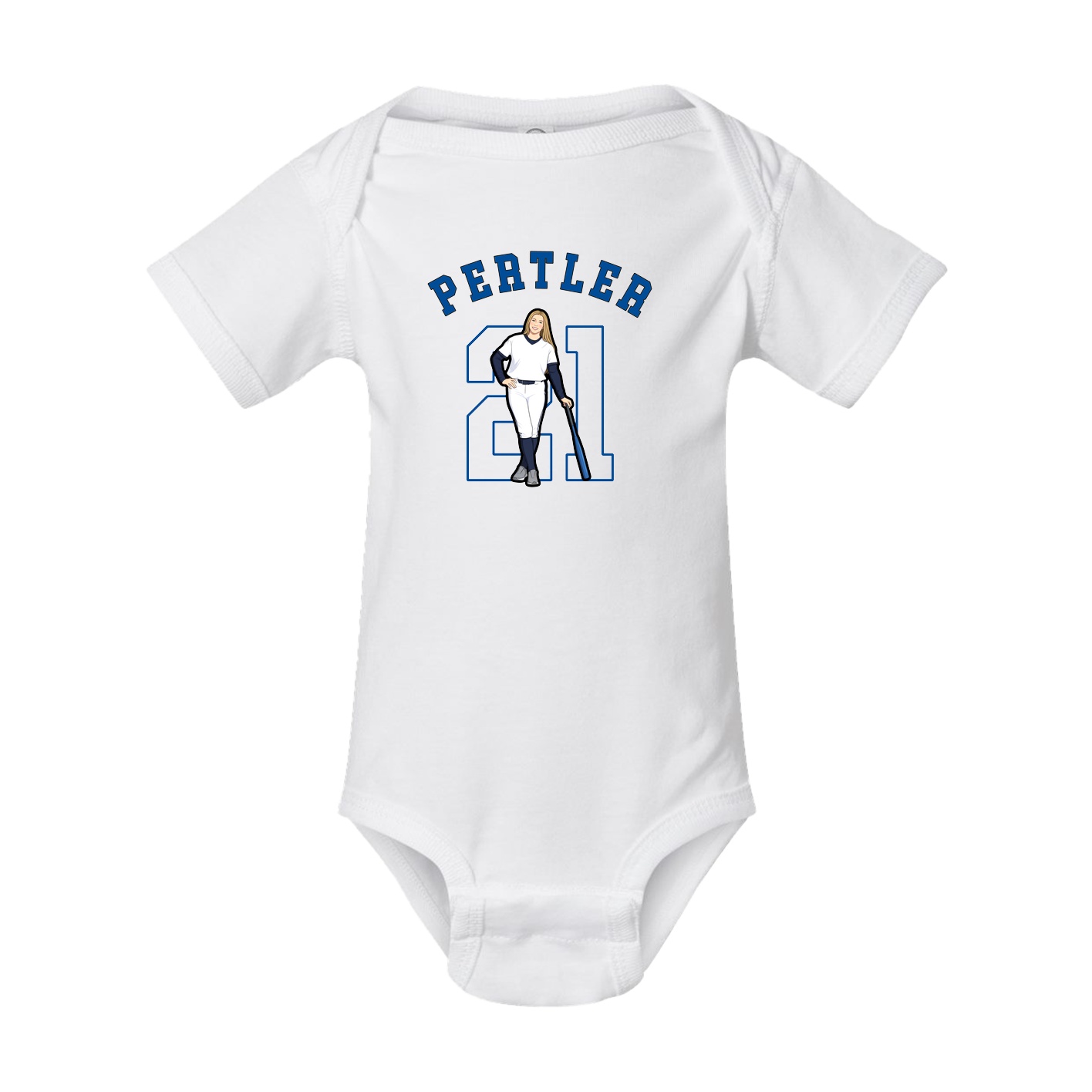 Baby Onesie — Shirsey Arch in White