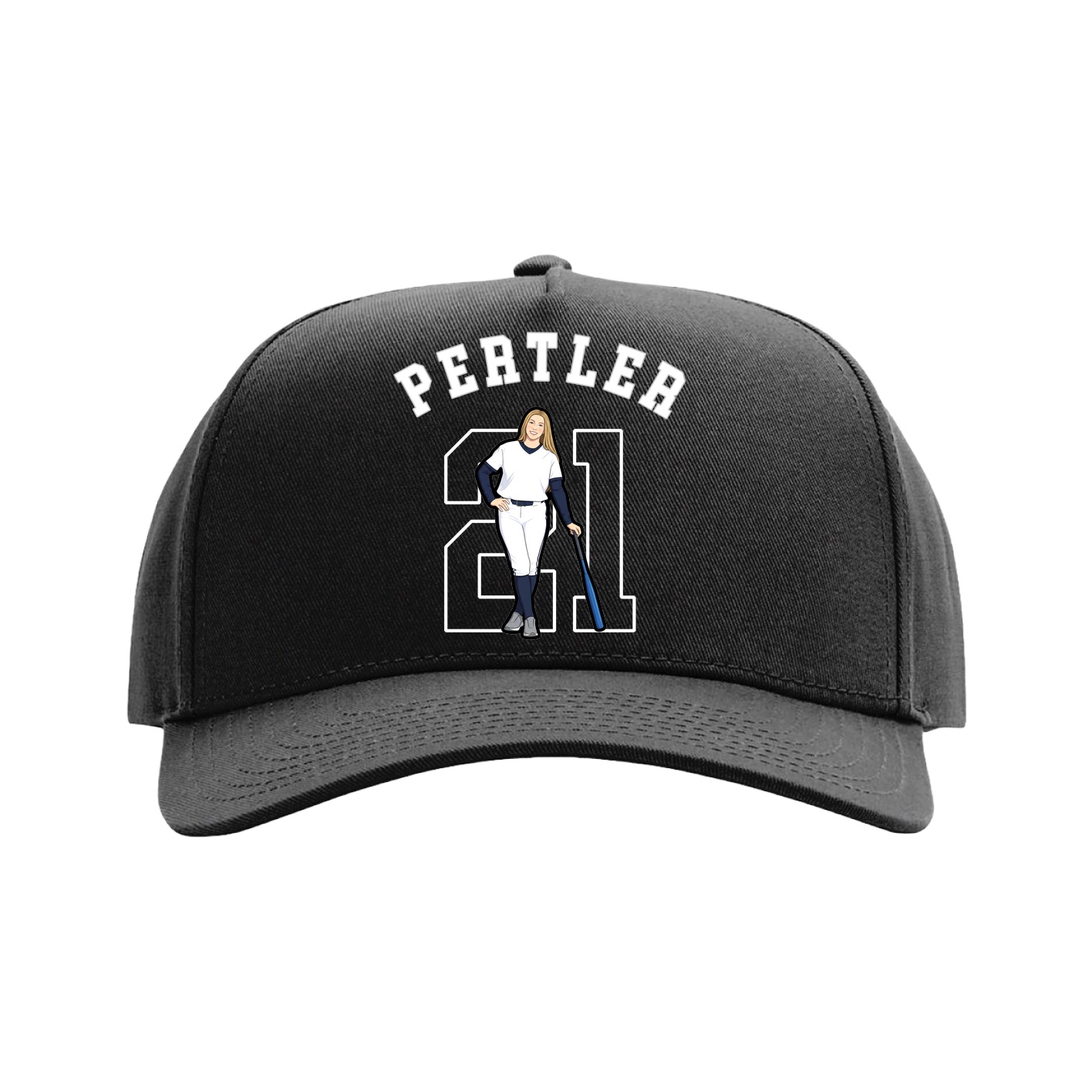 Full Fabric Five-Panel Champ Cap