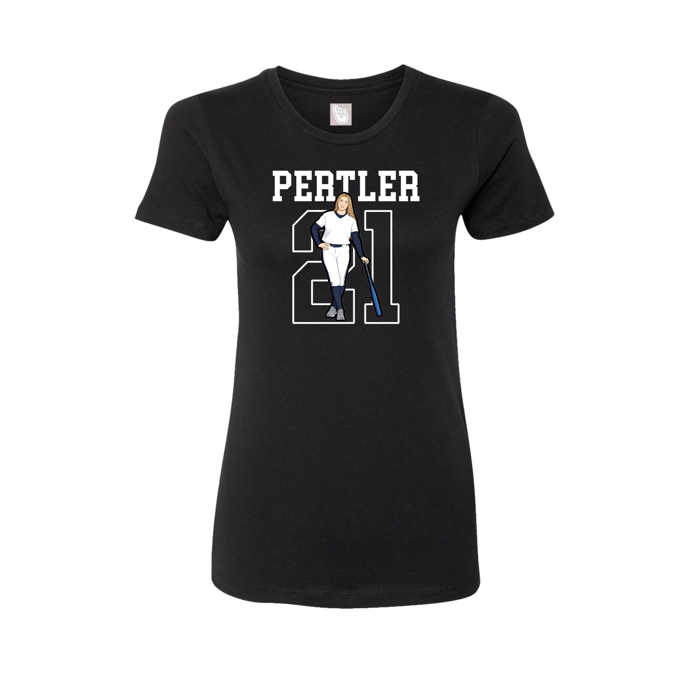 Fitted Women's Tee — Shirsey in Black