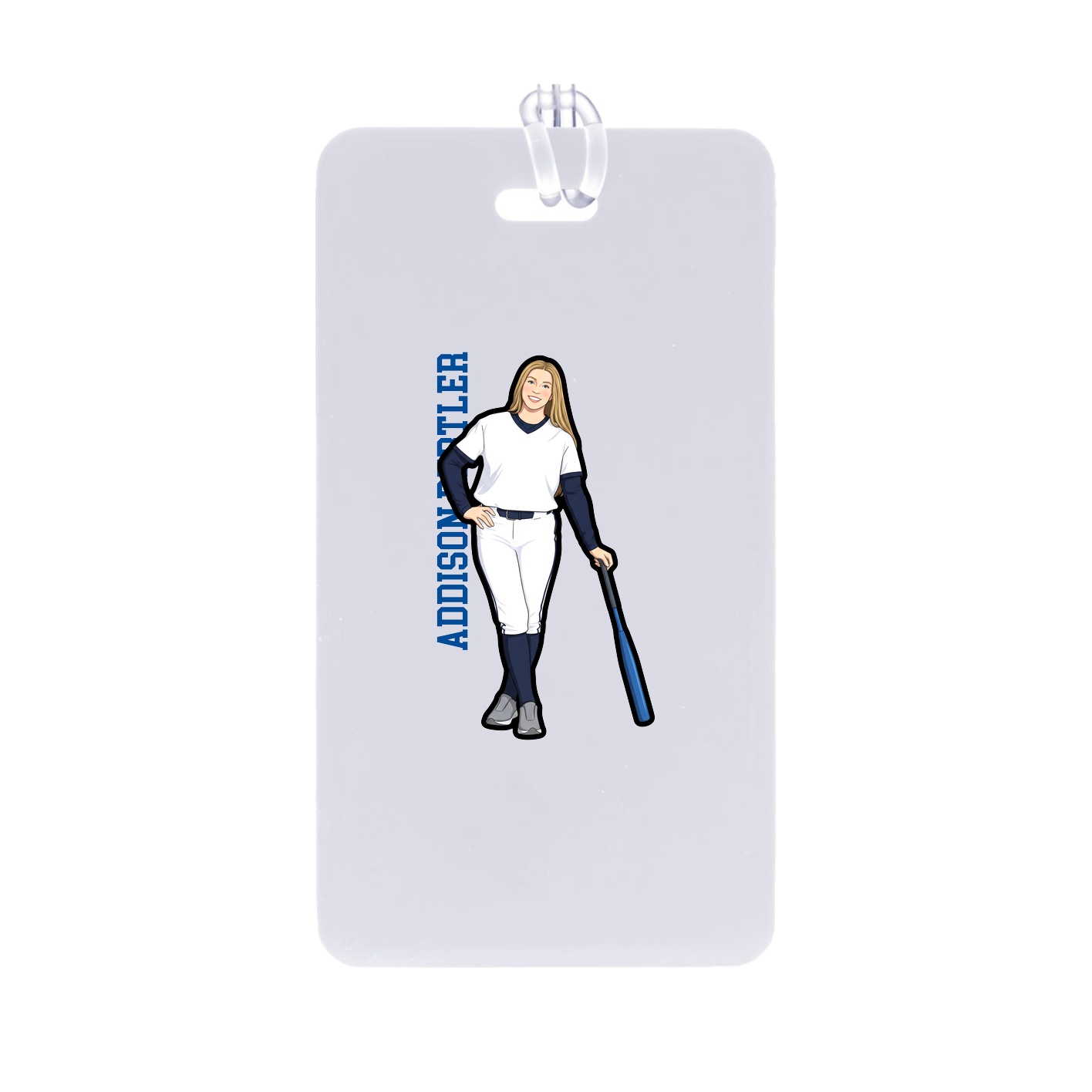 Bag Tag — Name Vertical in Classic
