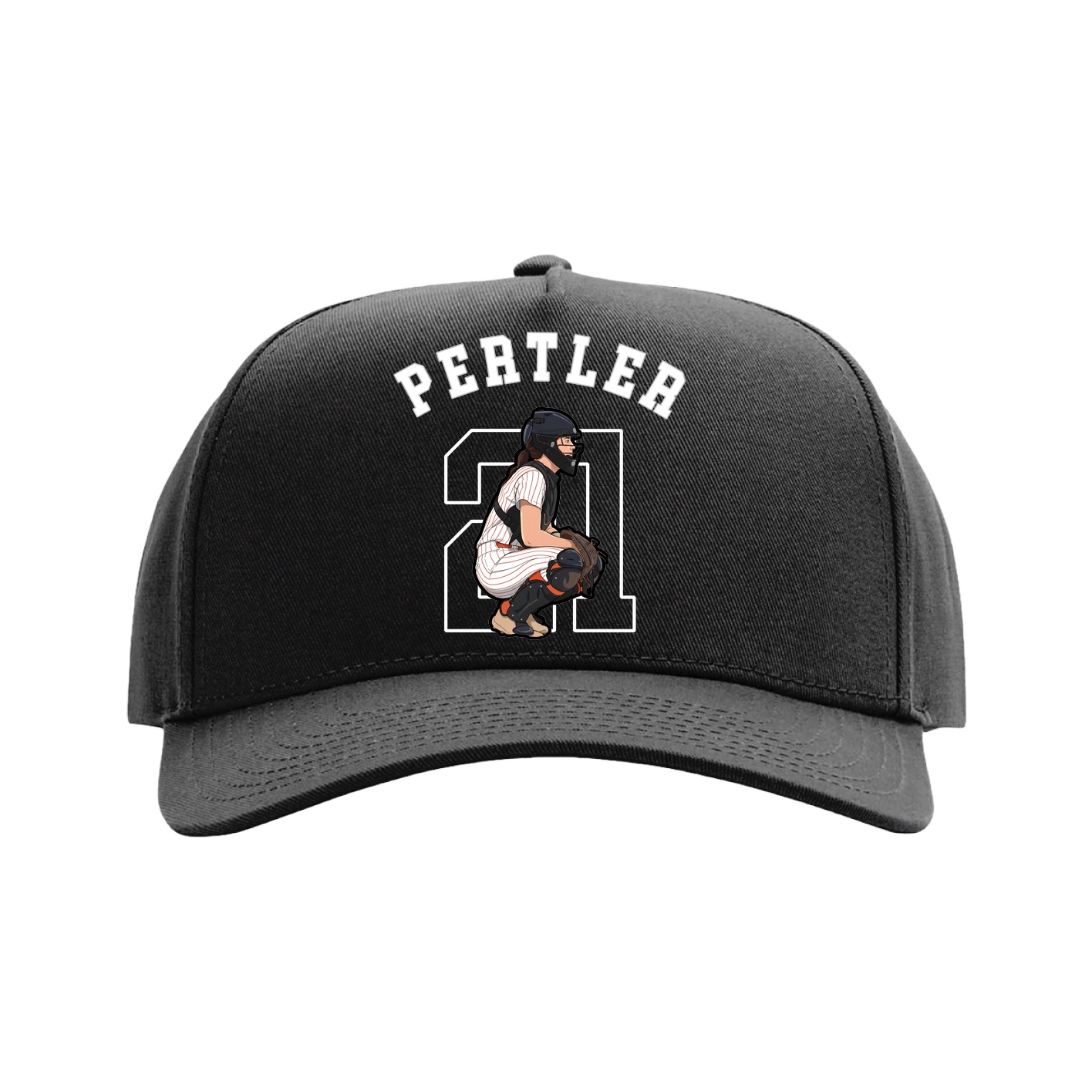Full Fabric Five-Panel Champ Cap