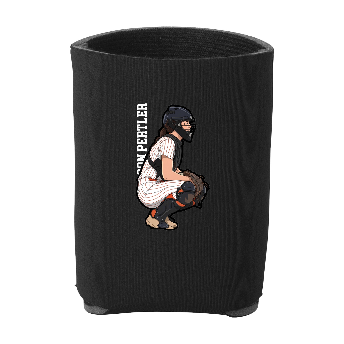 Can Holder — Name Vertical in Black