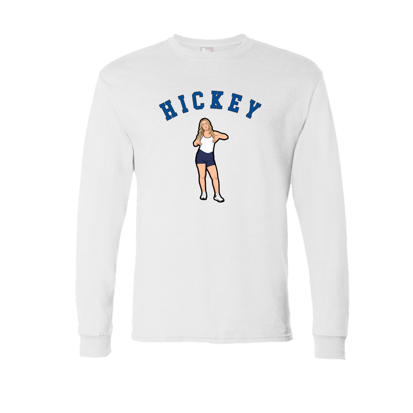 Long Sleeve Tee — Shirsey Arch in White