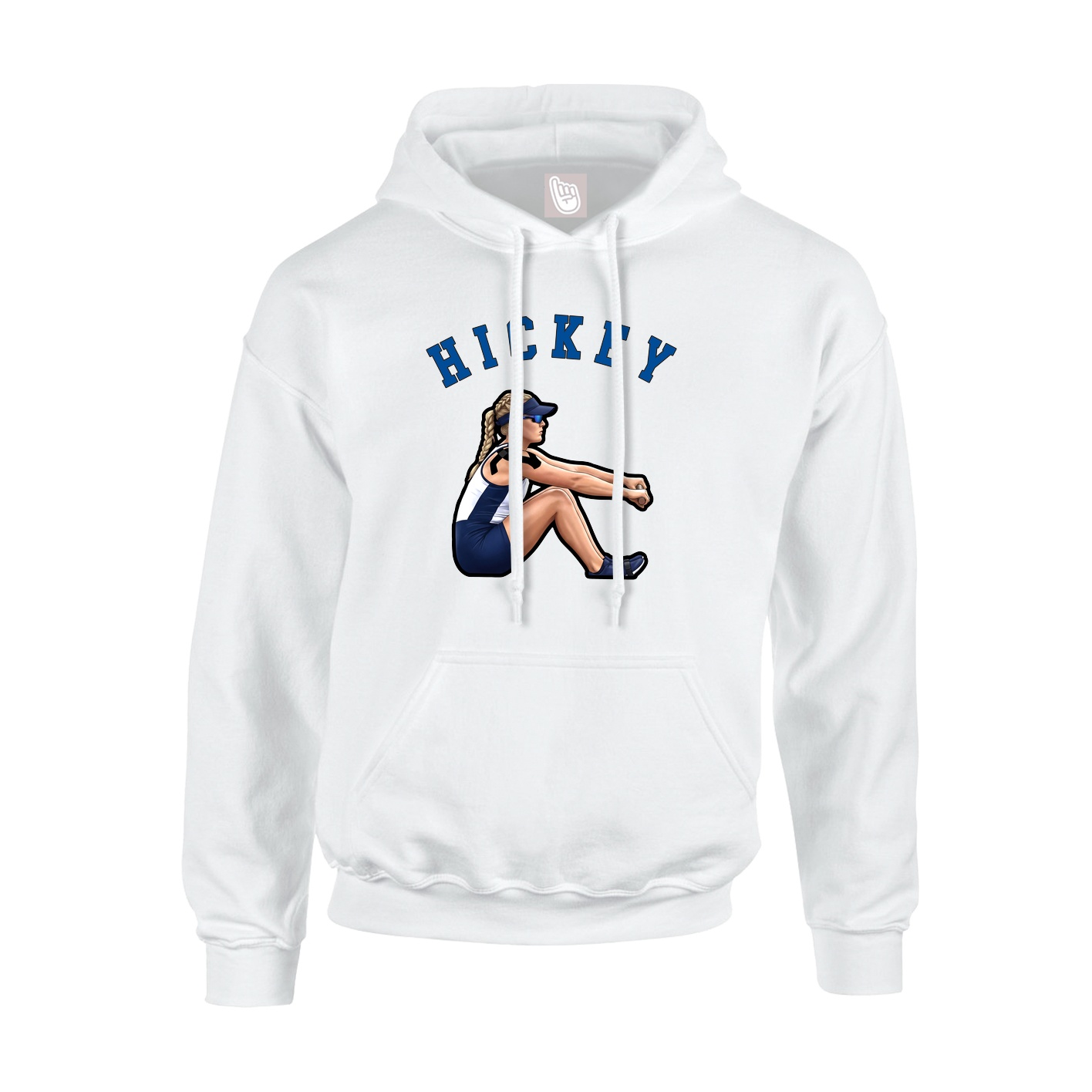 Youth Hoodie — Shirsey Arch in White