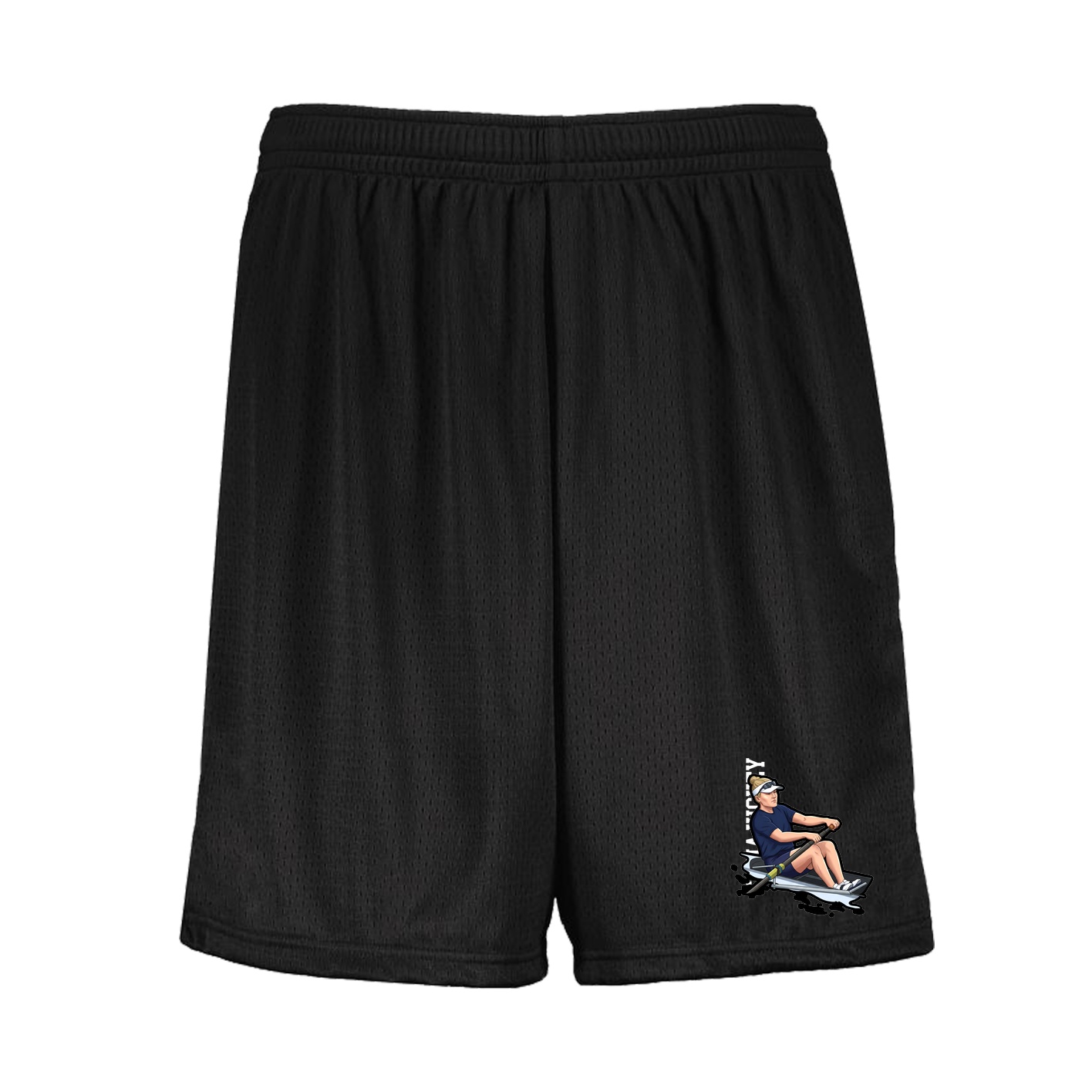 Shorts — Name Vertical in Black