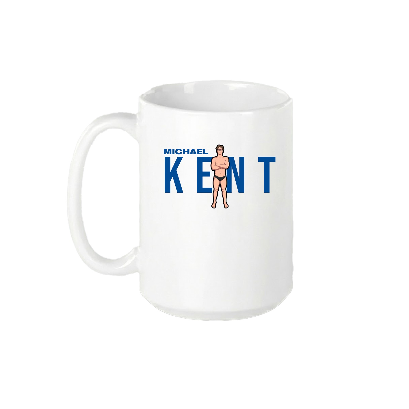 15oz Coffee Mug — Player Name in White