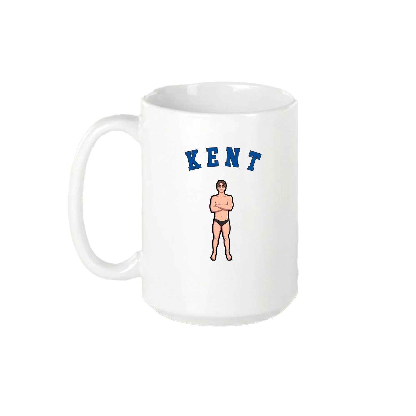 15oz Coffee Mug — Shirsey Arch in White