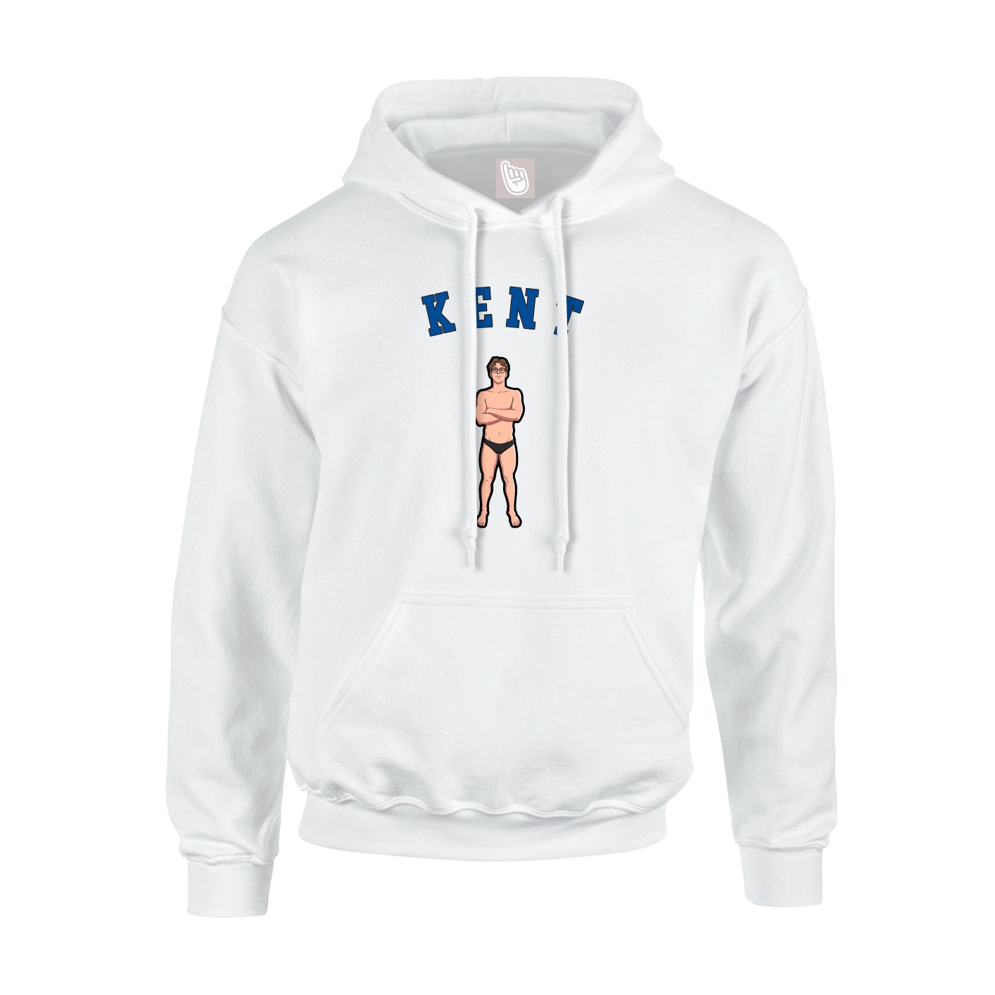 Hoodie — Shirsey Arch in White