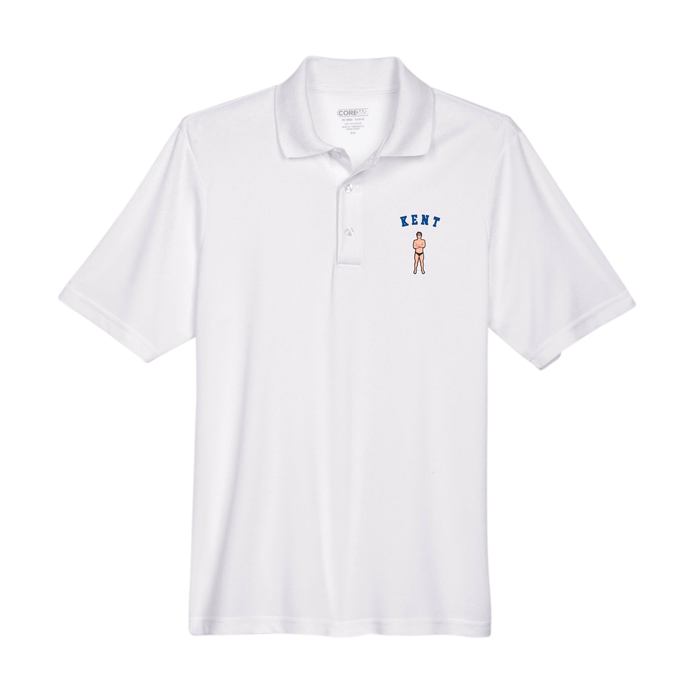 Performance Polo — Shirsey Arch in White