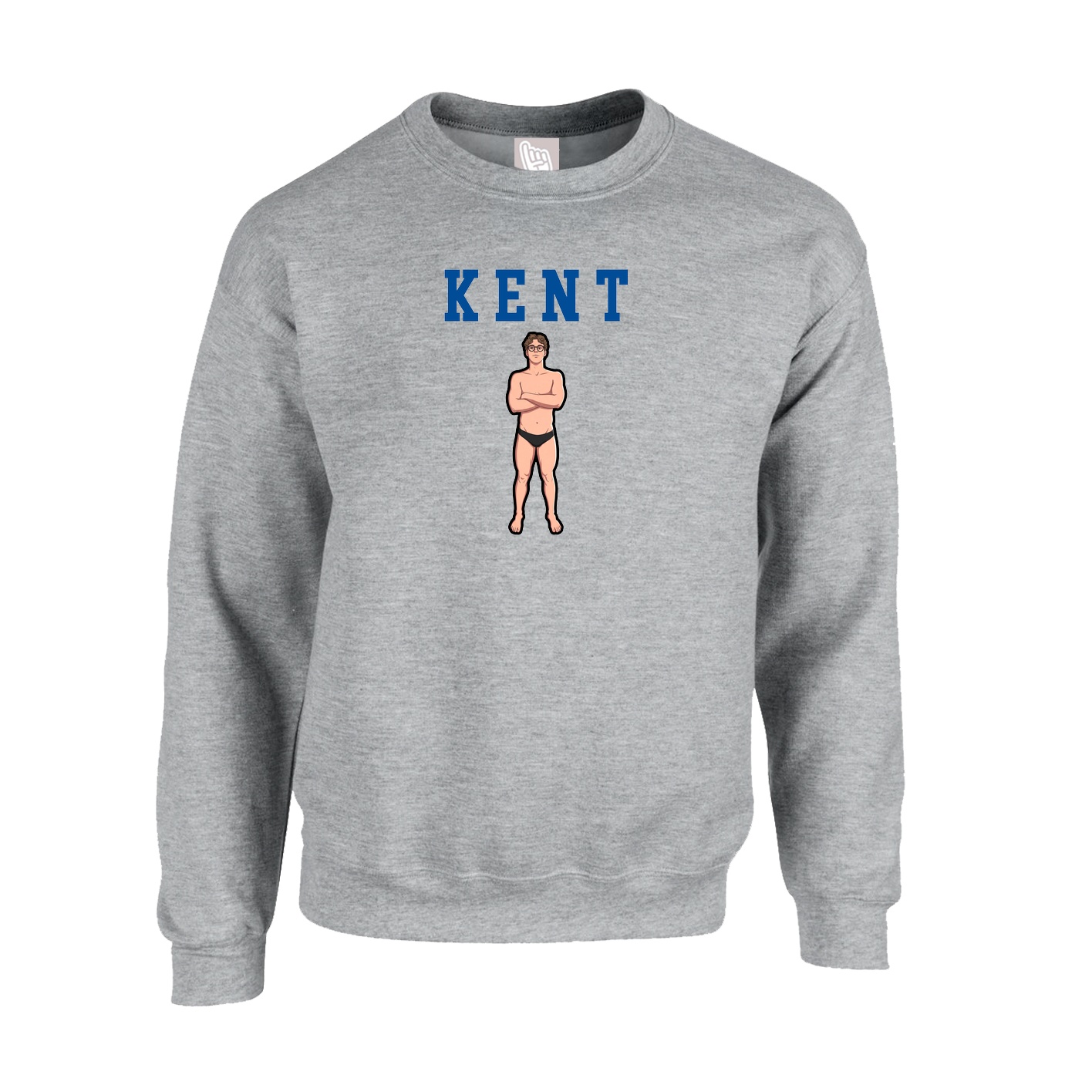 Fleece Crew — Shirsey in Grey