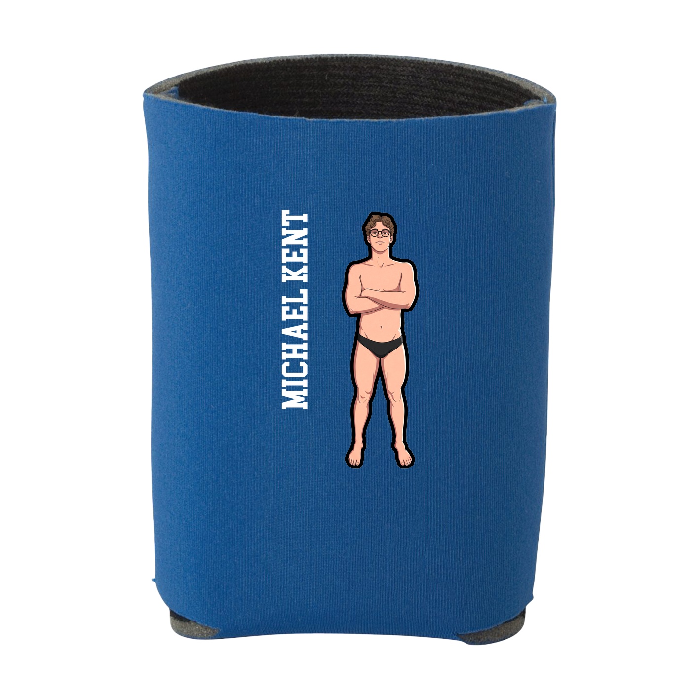 Can Holder — Name Vertical in Royal