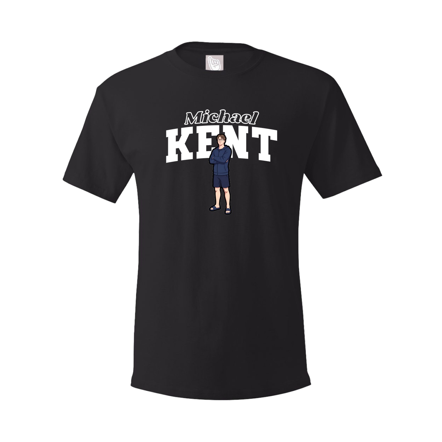 Youth Tee — Name Arch in Black