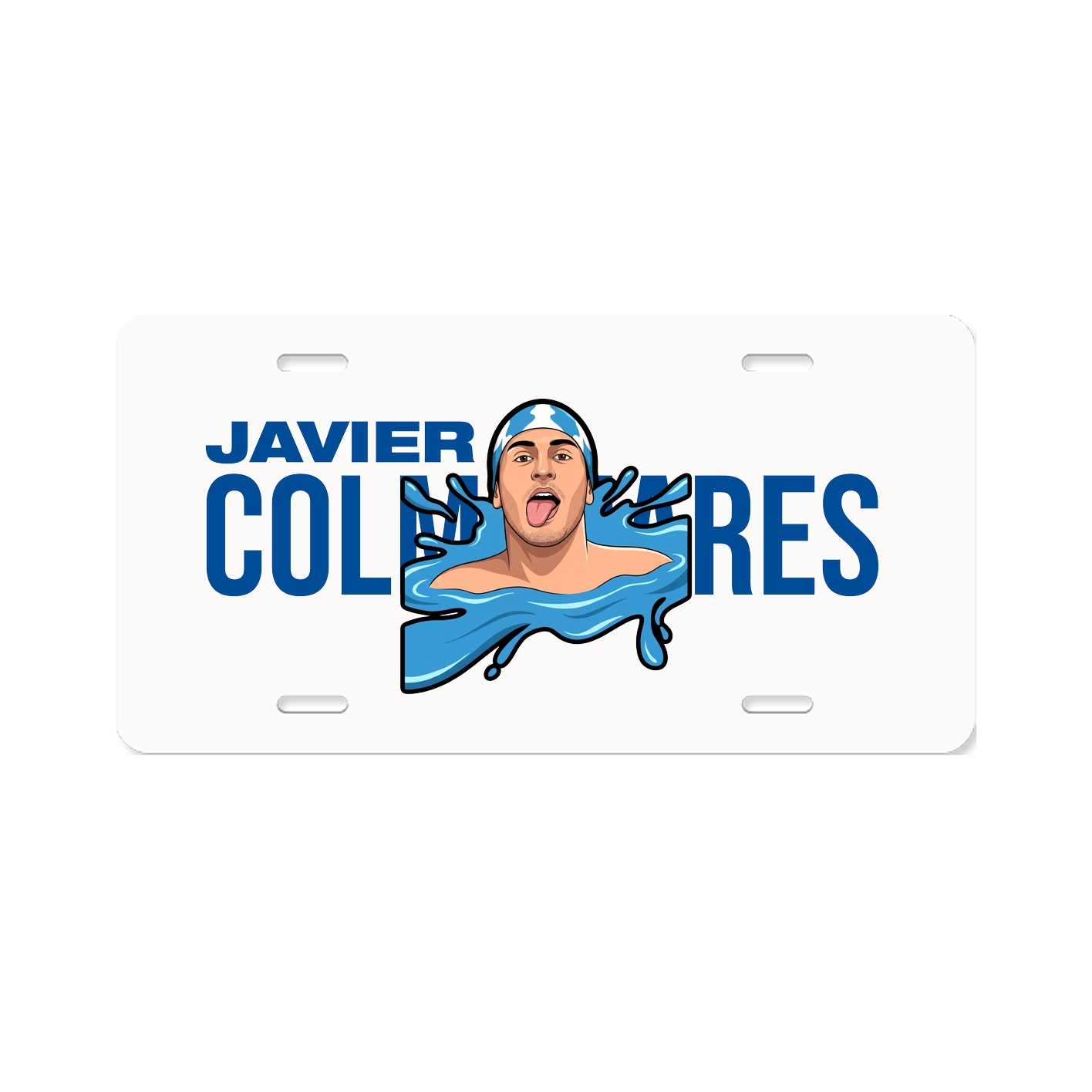 License Plate — Player Name in Classic