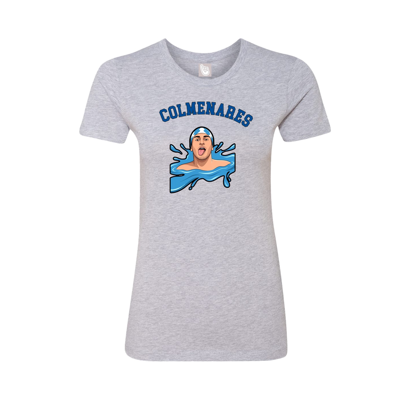 Fitted Women's Tee — Shirsey Arch in Grey