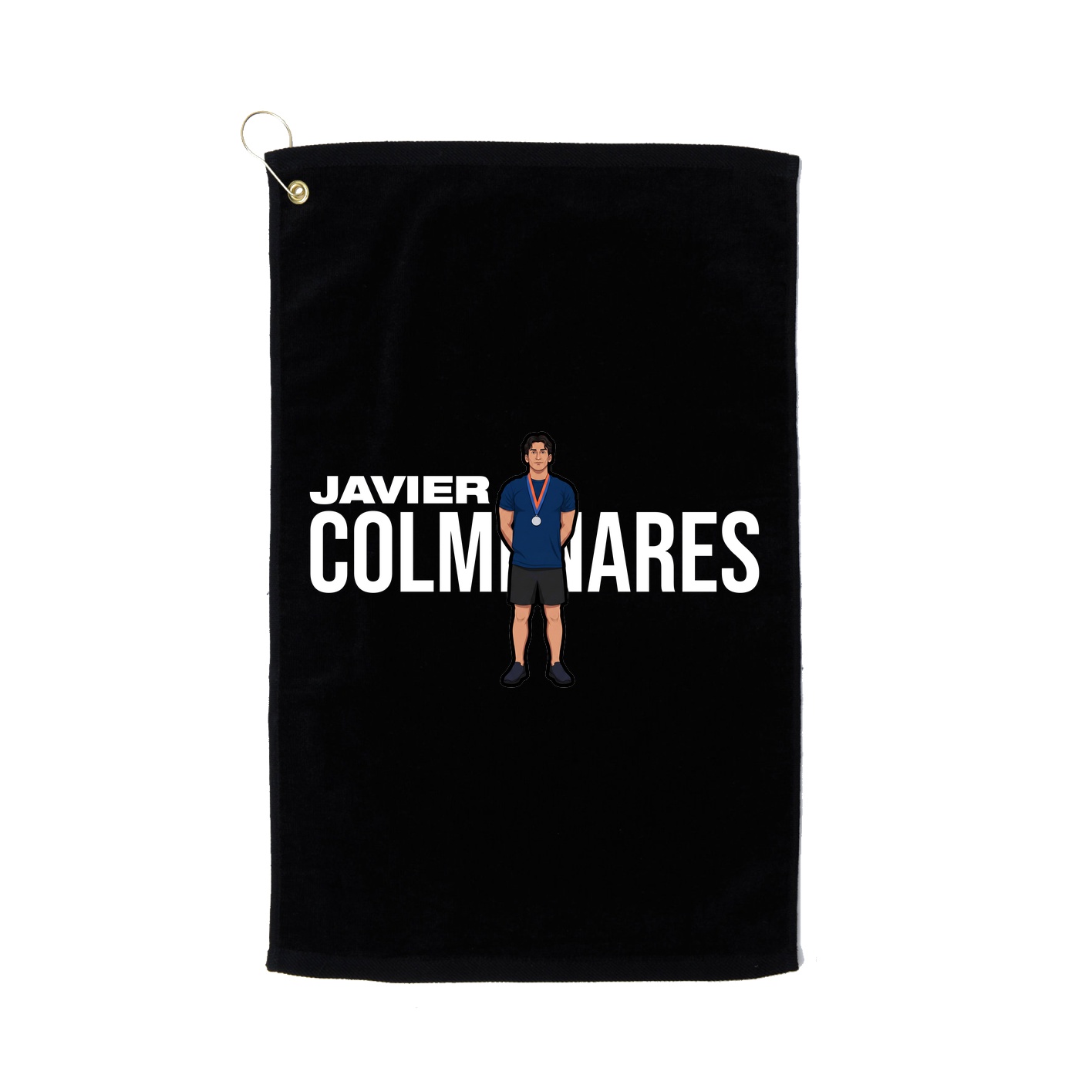 Golf Towel — Player Name in Black