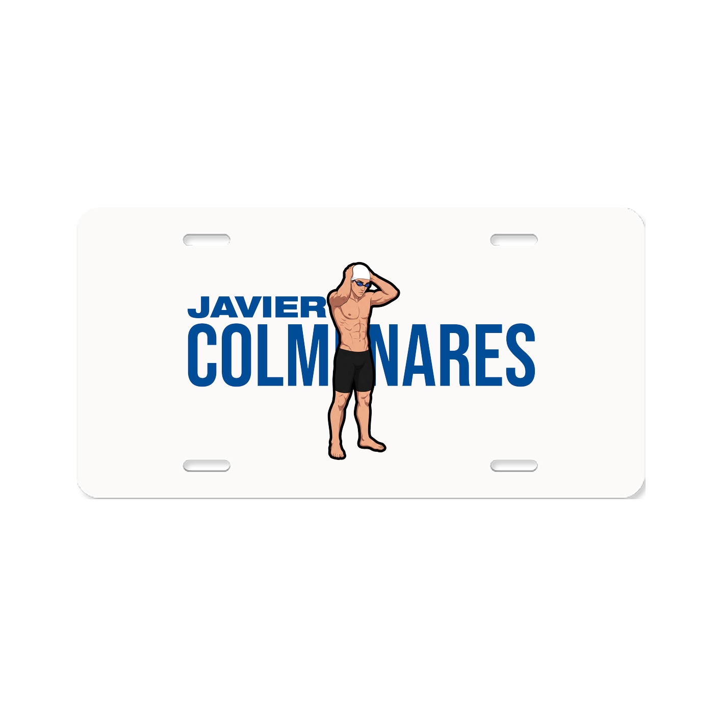 License Plate — Player Name in Classic