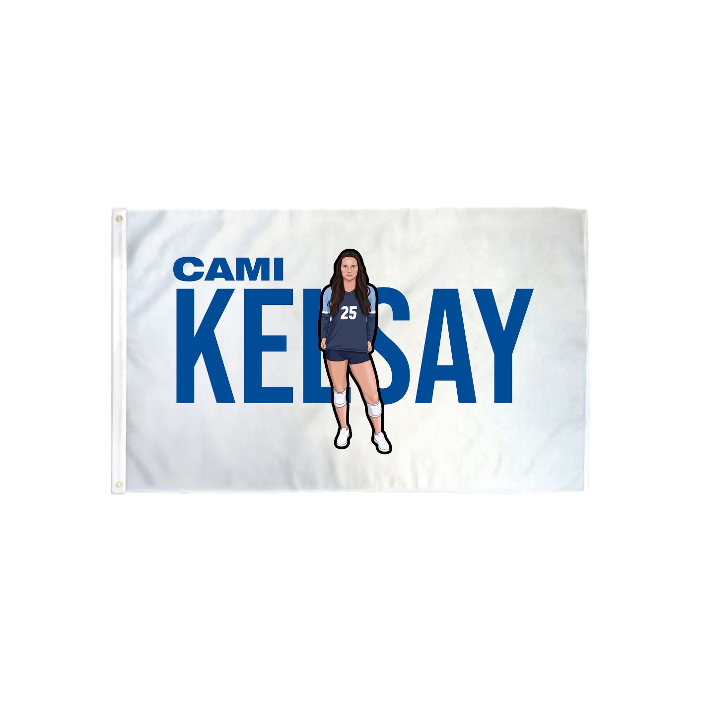 3x5 Flag — Player Name in Classic