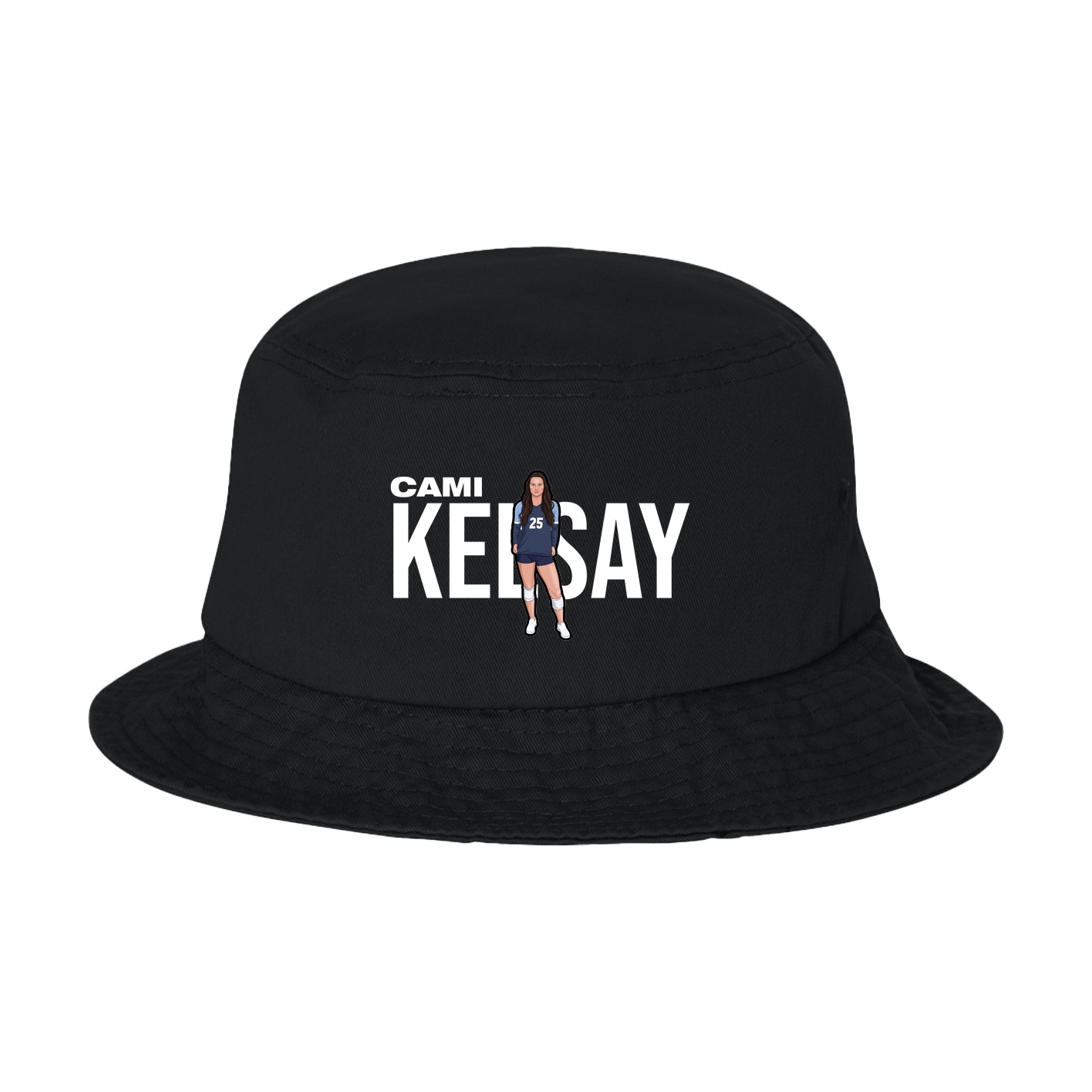 Bucket Cap — Player Name in Black