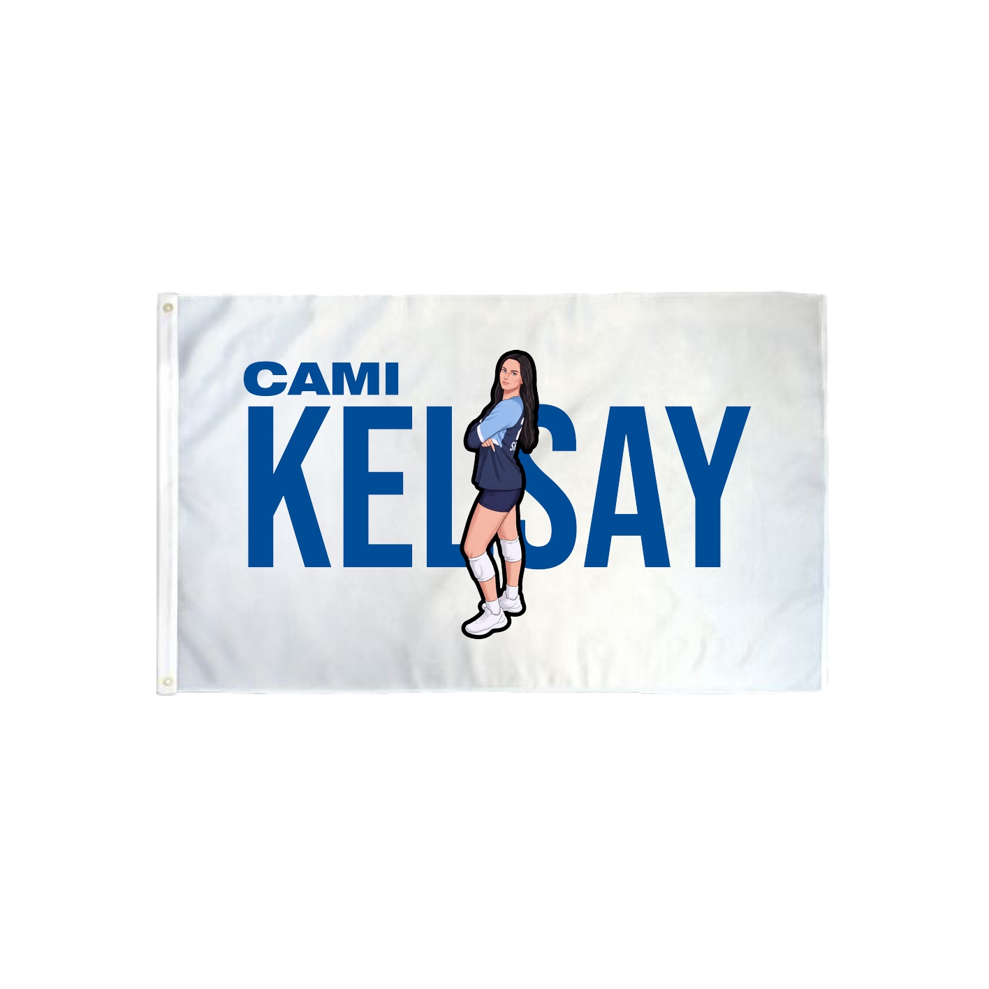 3x5 Flag — Player Name in Classic