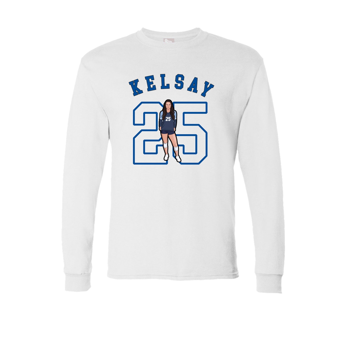 Long Sleeve Tee — Shirsey Arch in White