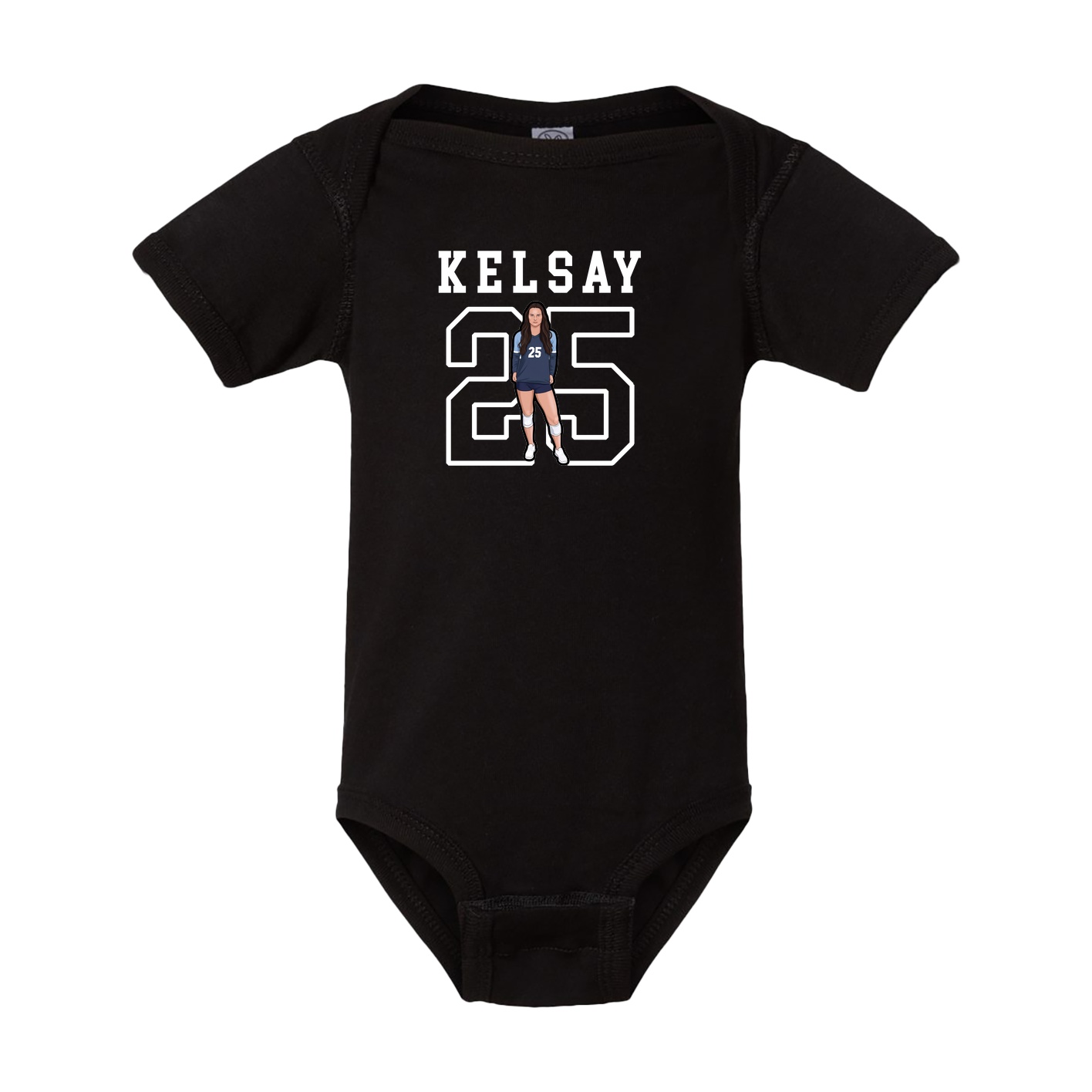 Baby Onesie — Shirsey in Black