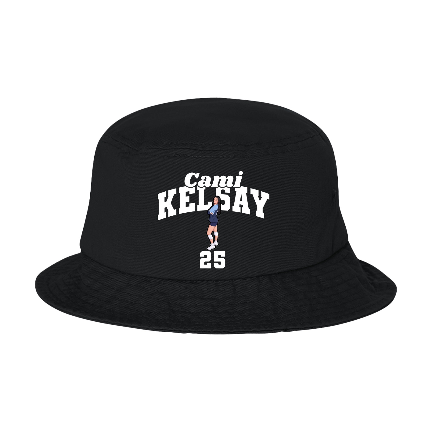 Bucket Cap — Signature Arch in Black