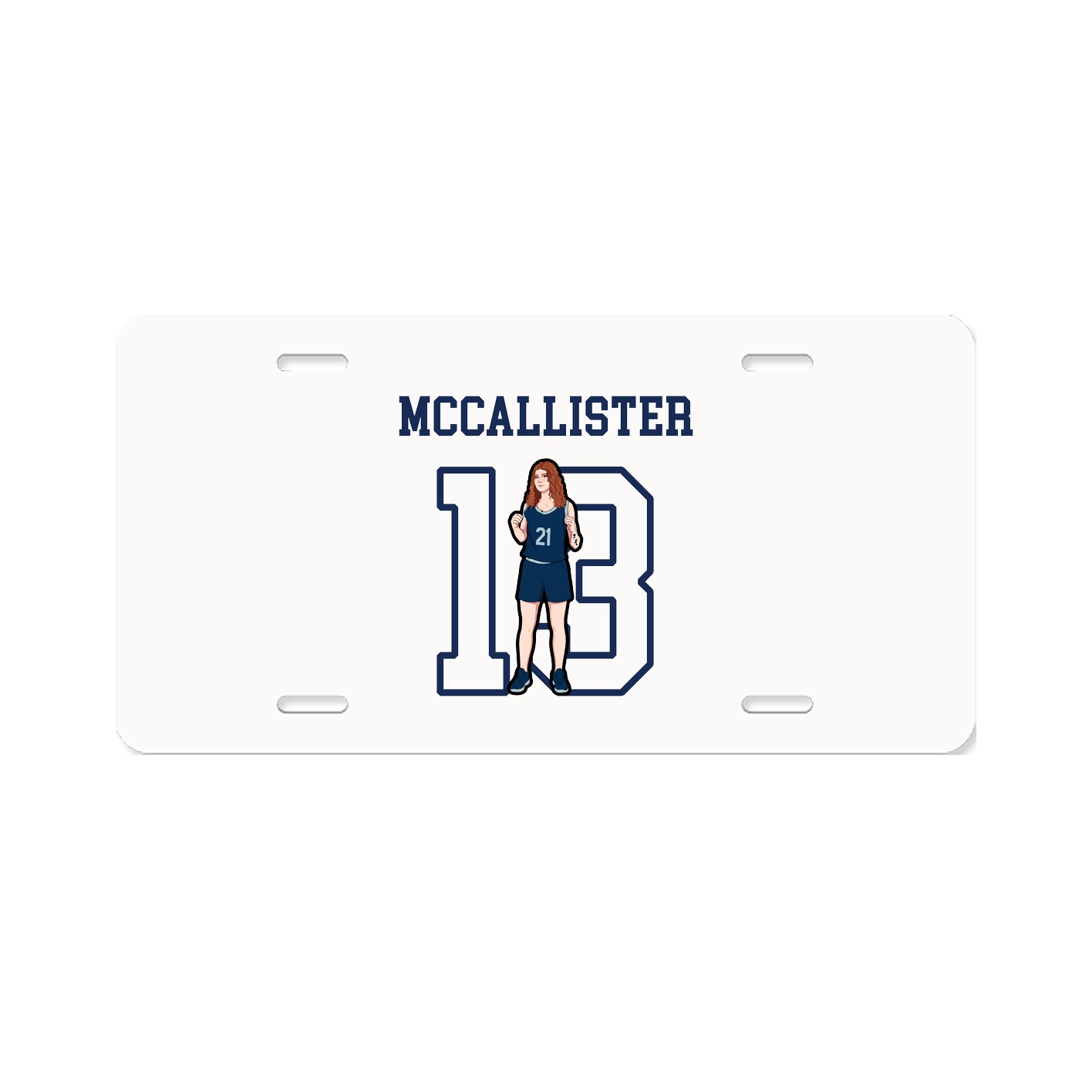 License Plate — Shirsey in Classic