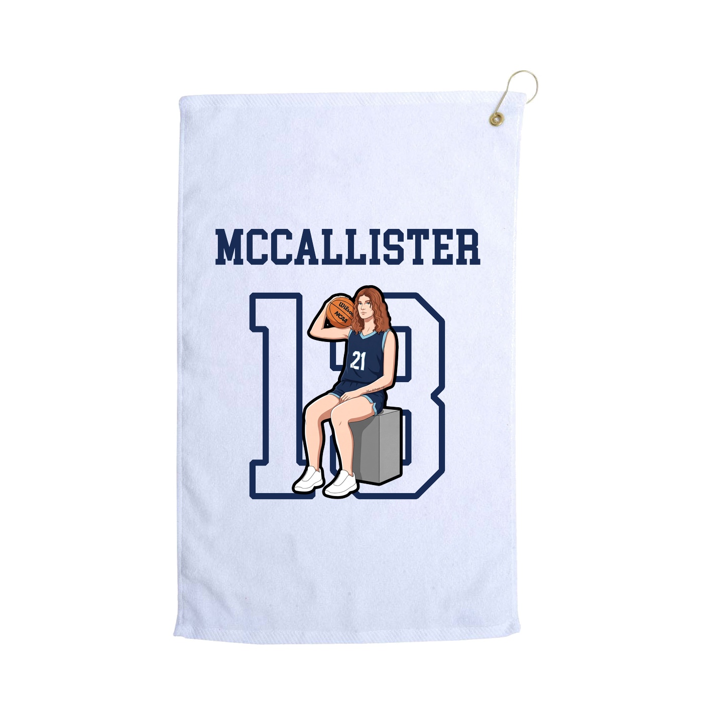 Golf Towel — Shirsey in White