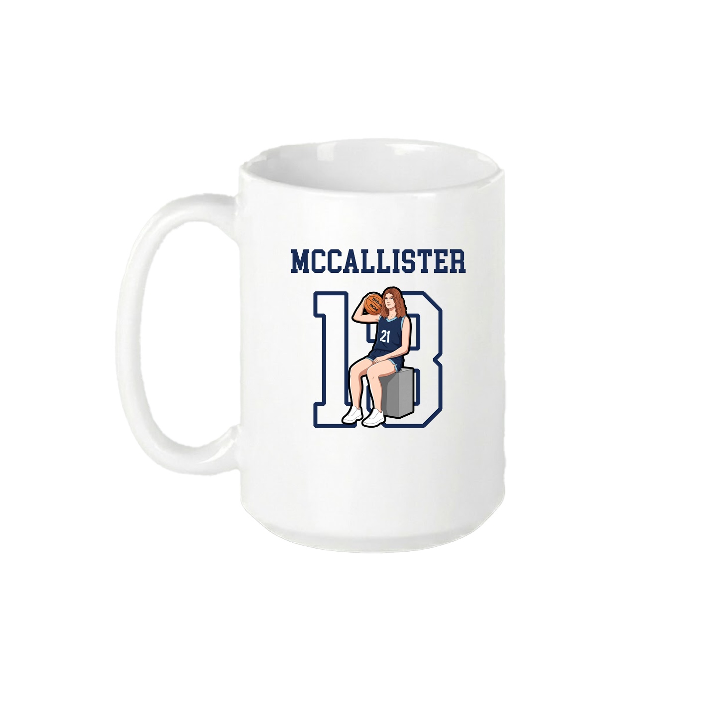 15oz Coffee Mug — Shirsey in White
