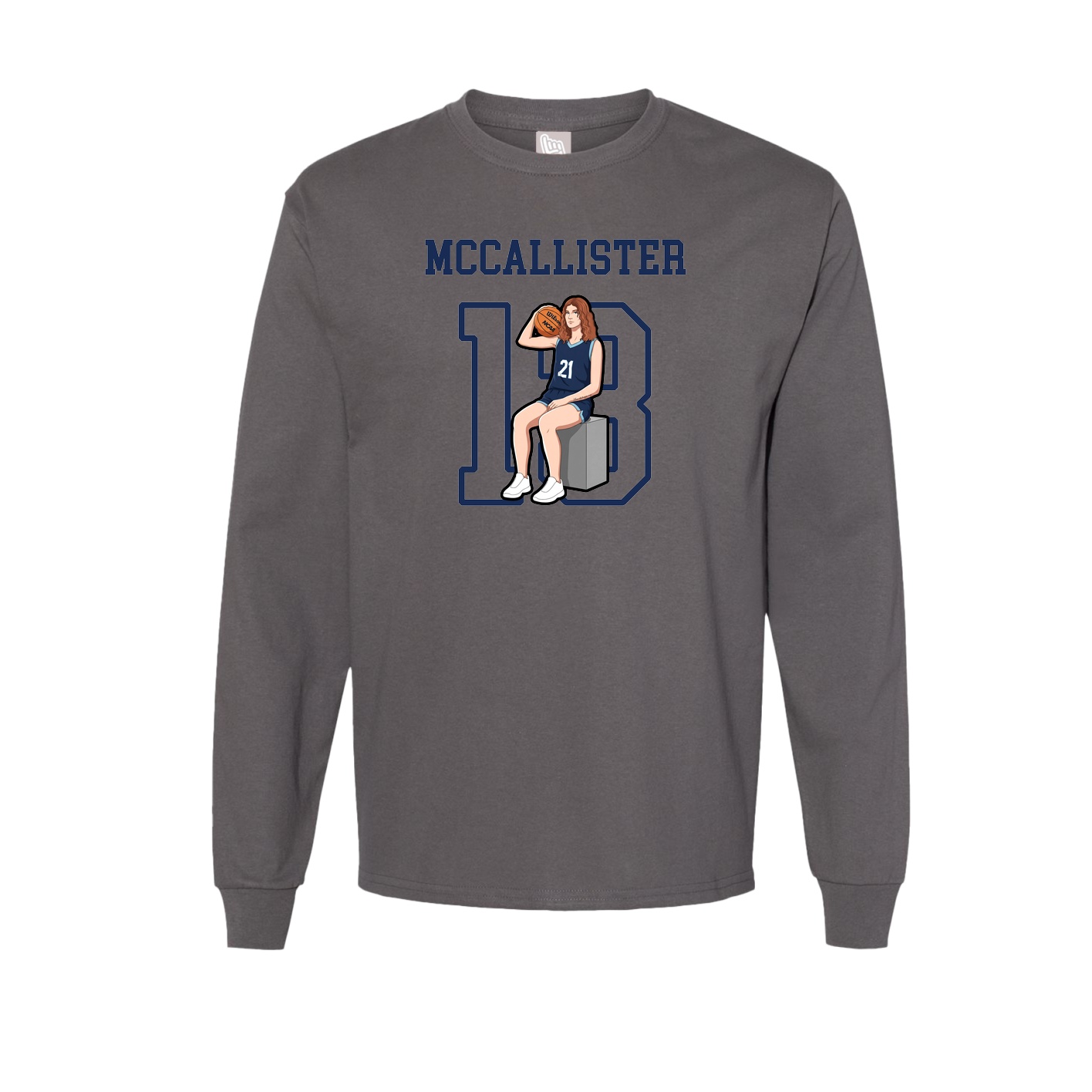 Long Sleeve Tee — Shirsey in Grey