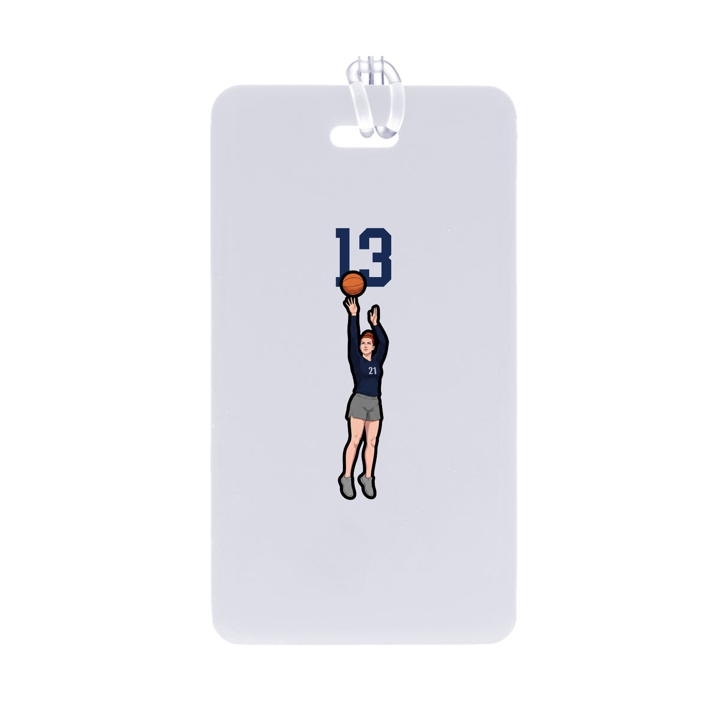 Bag Tag — Number Top in Classic