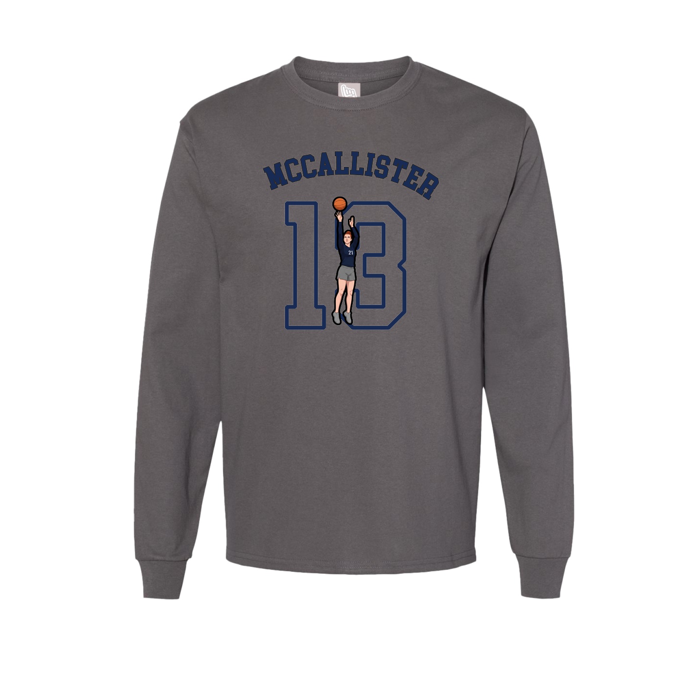 Long Sleeve Tee — Shirsey Arch in Grey