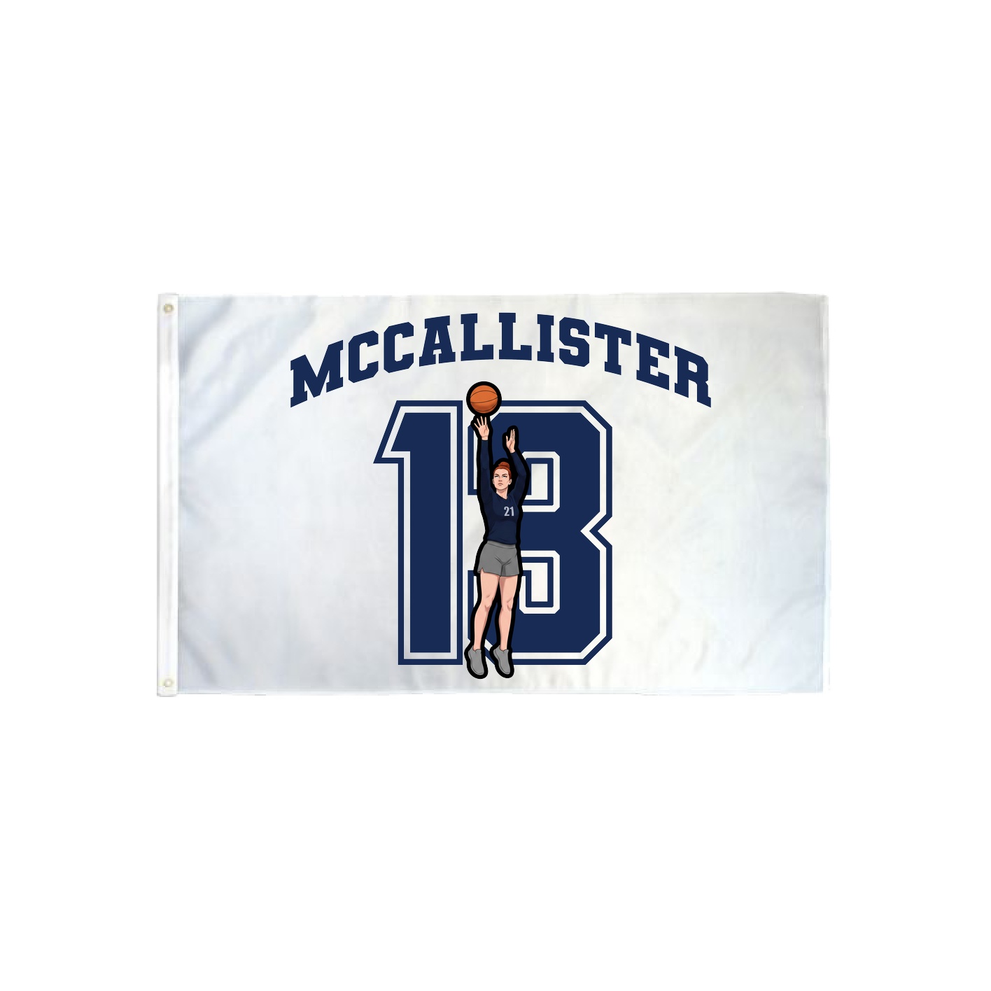 3x5 Flag — Number in Classic
