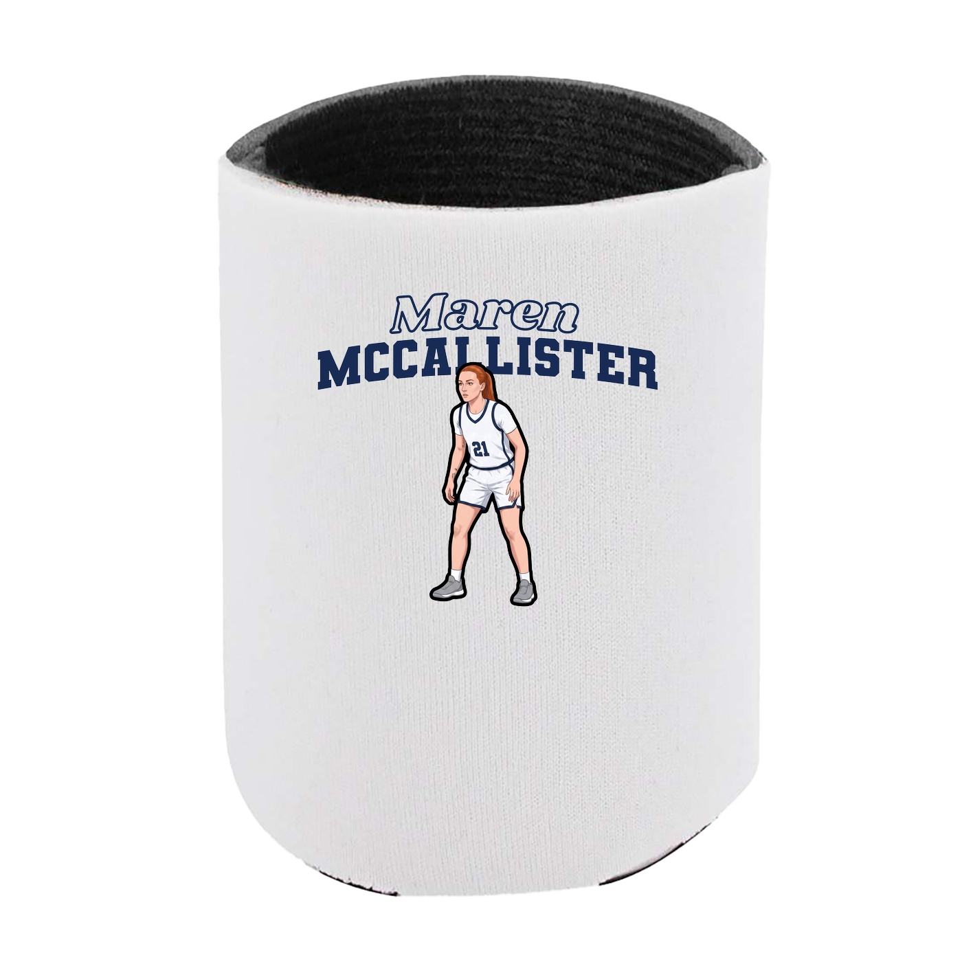 Can Holder — Name Arch in White
