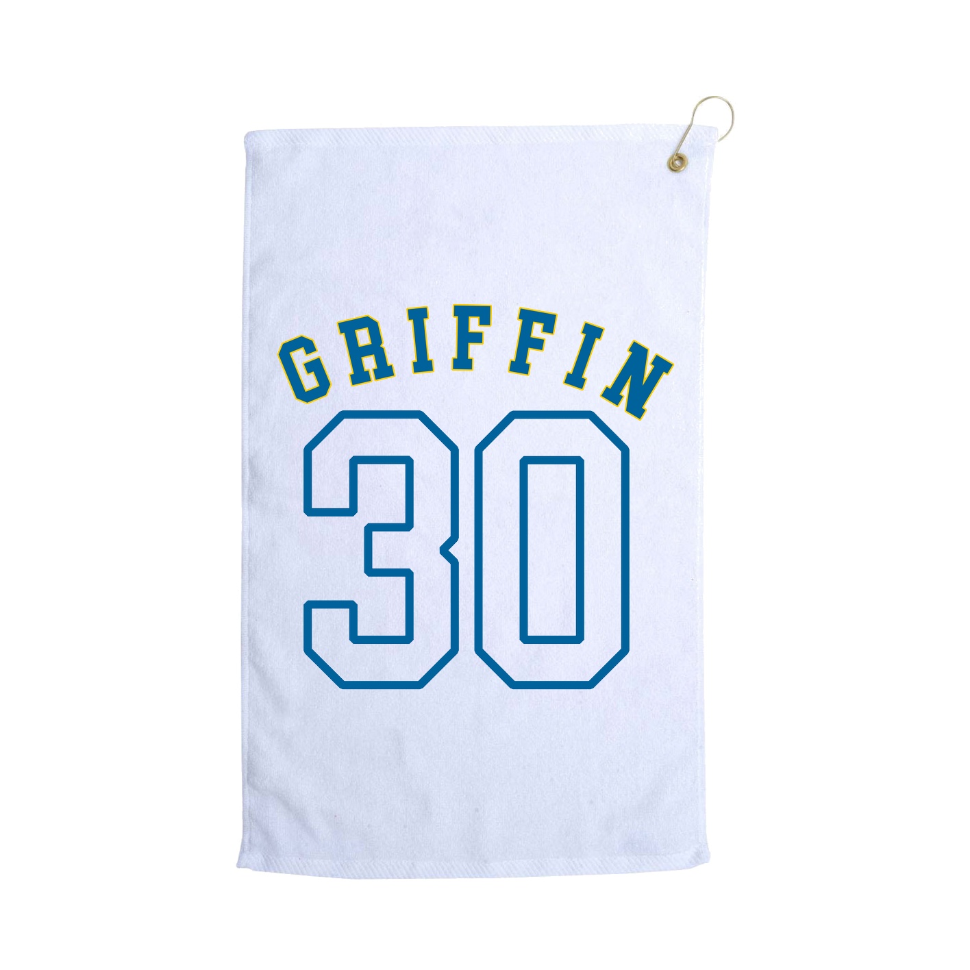 Golf Towel — Shirsey Arch in White